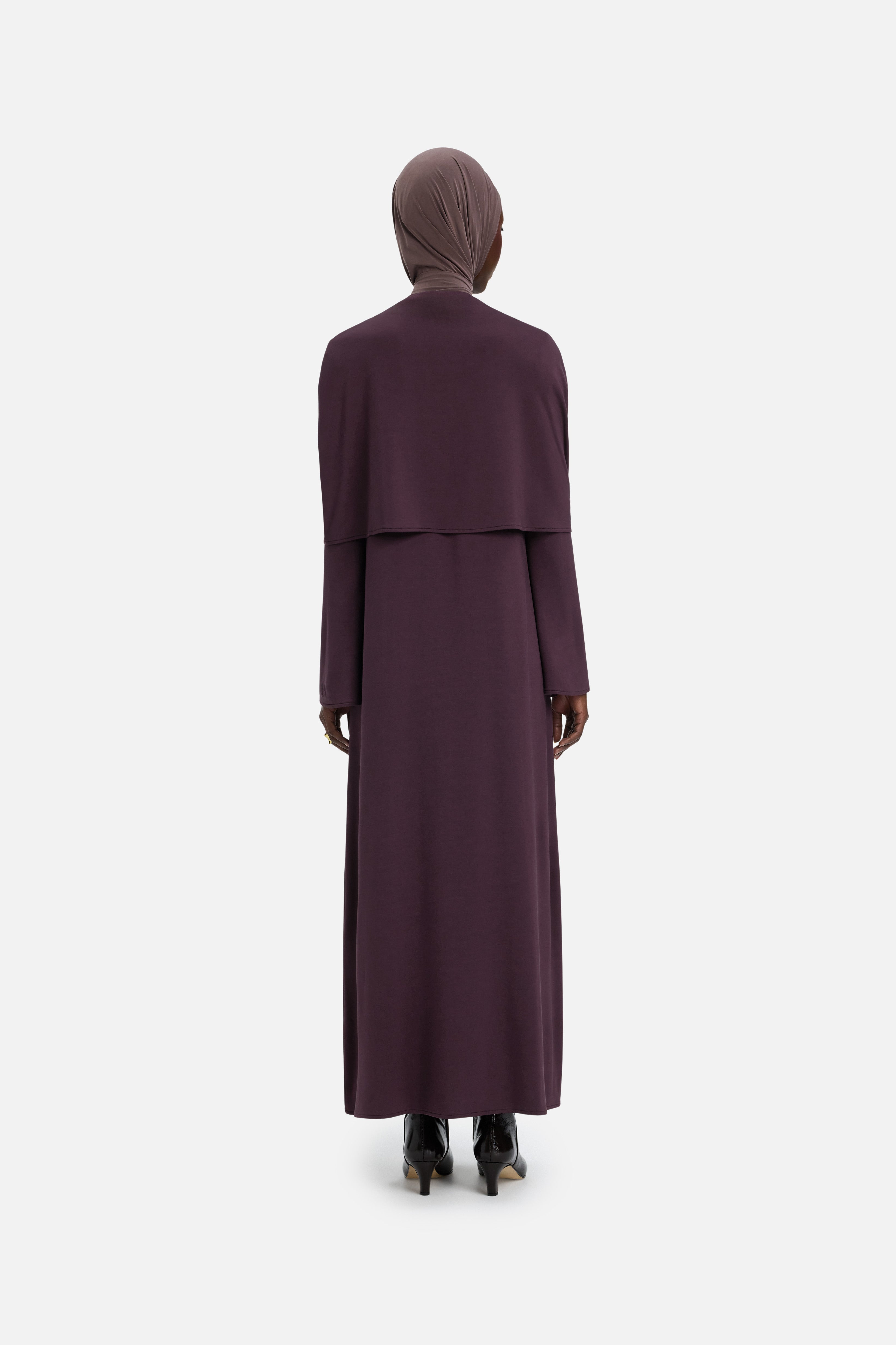 Capelet Dress | Vintage Purple