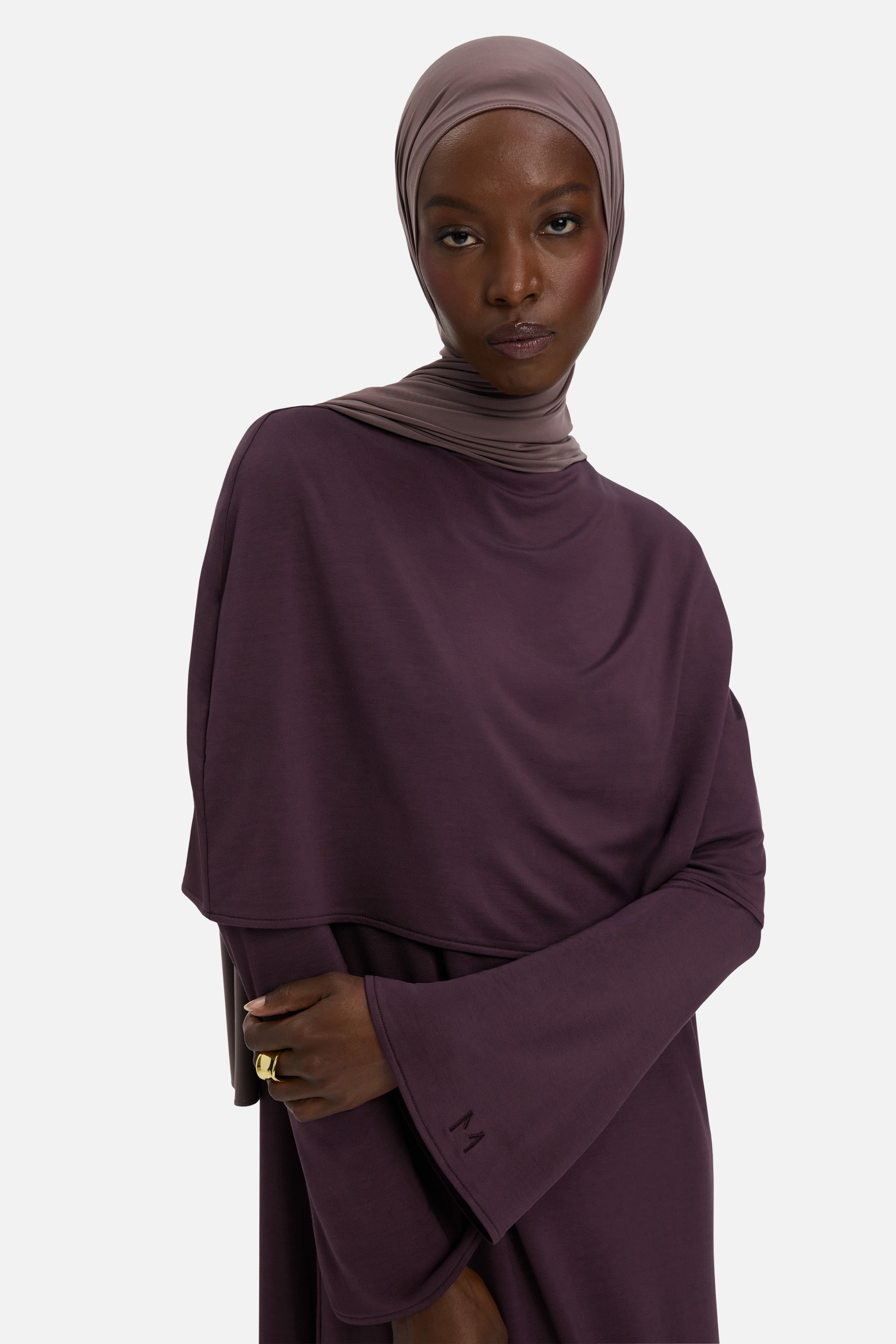 Capelet Dress | Vintage Purple