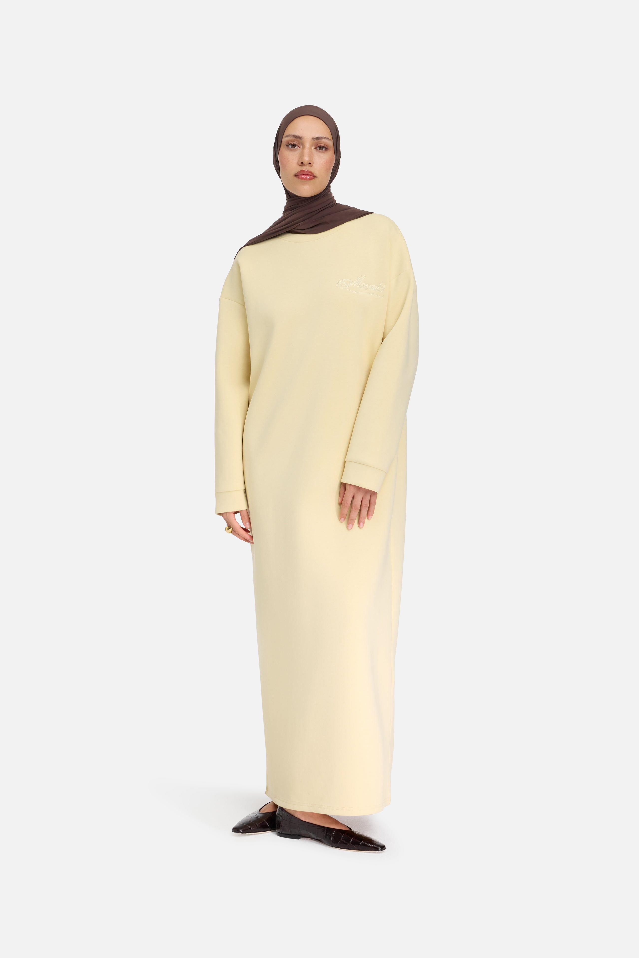 Comfy Sweater Dress | White Honey