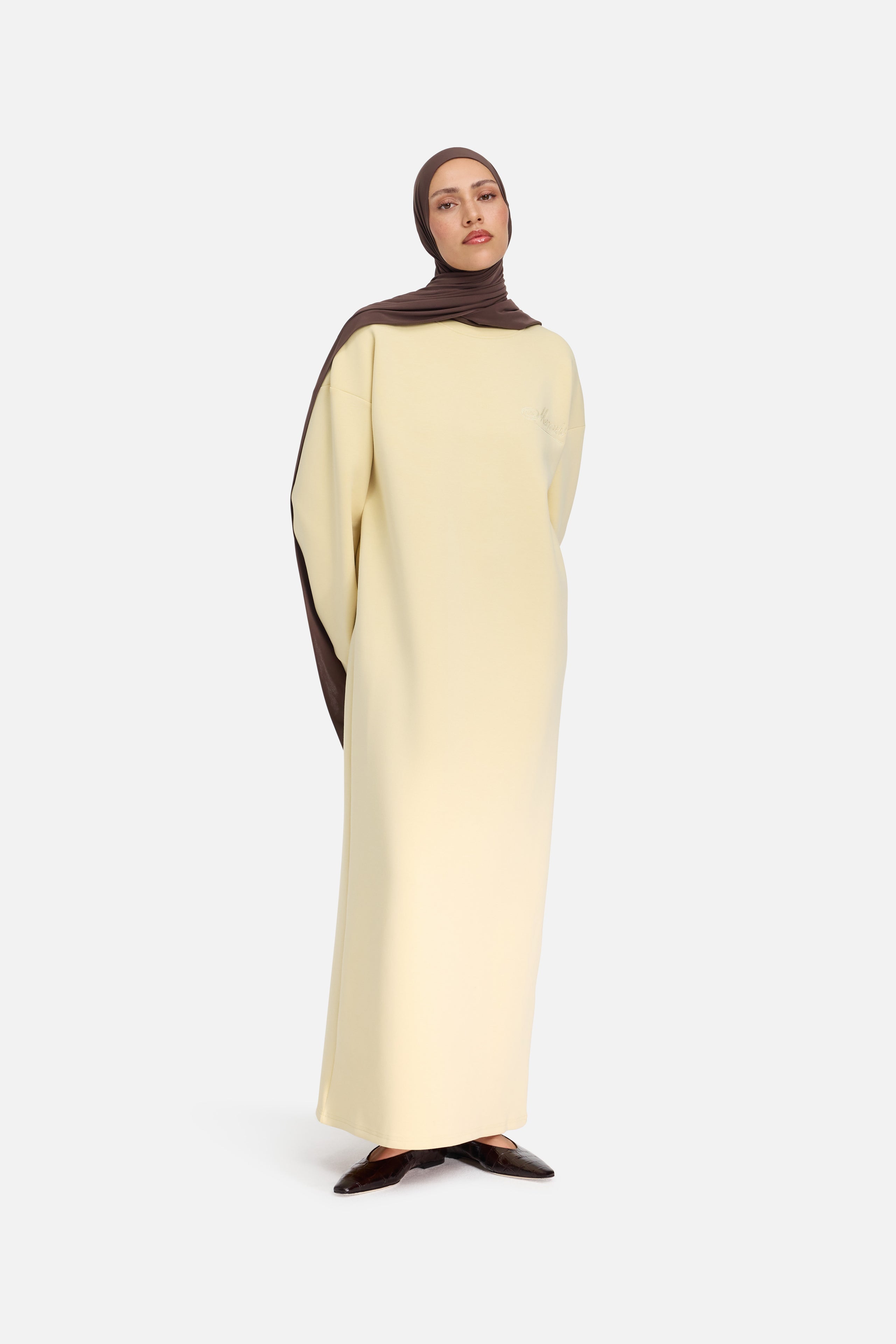 Comfy Sweater Dress | White Honey