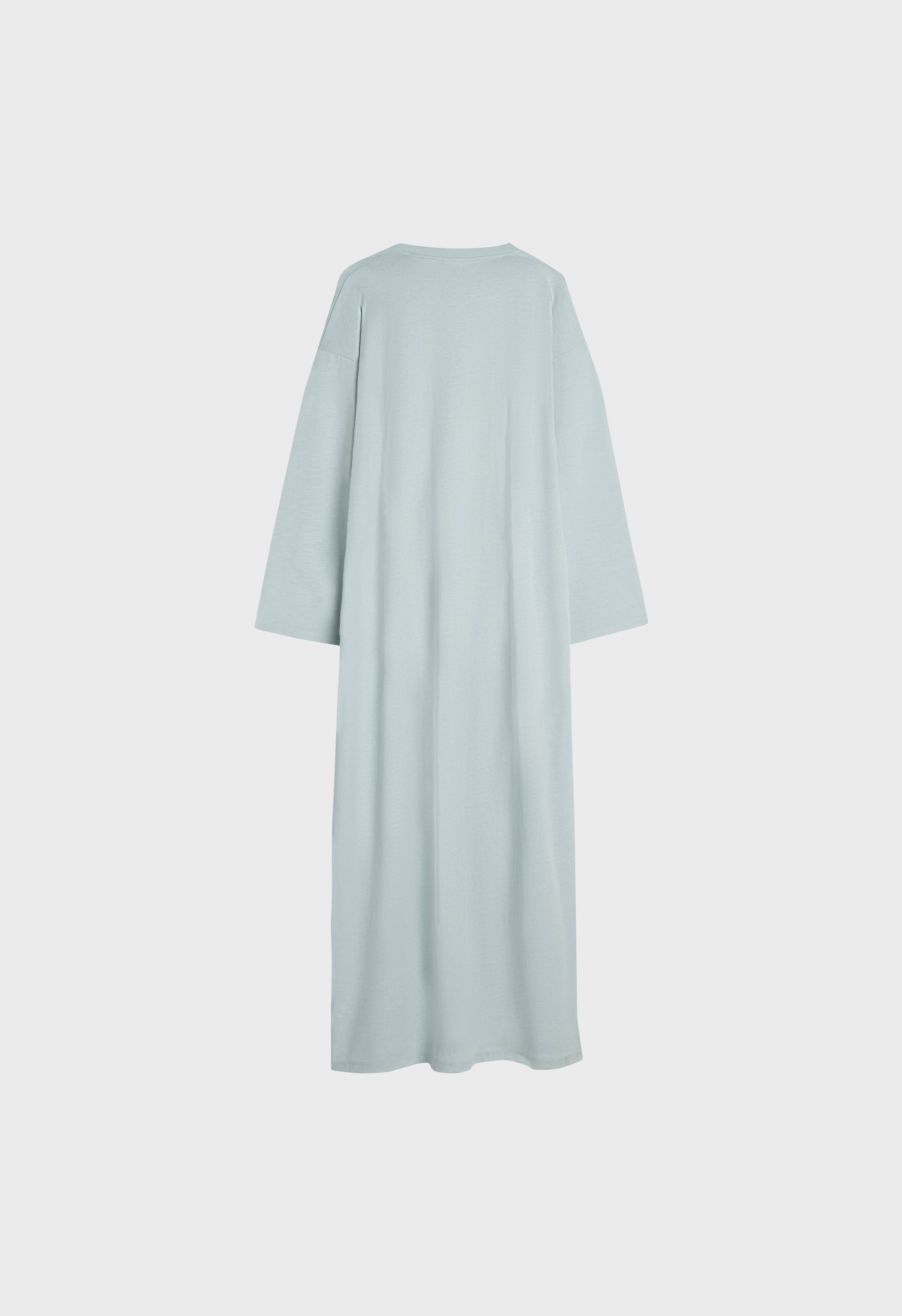 Cotton Tee Dress | Light Blue