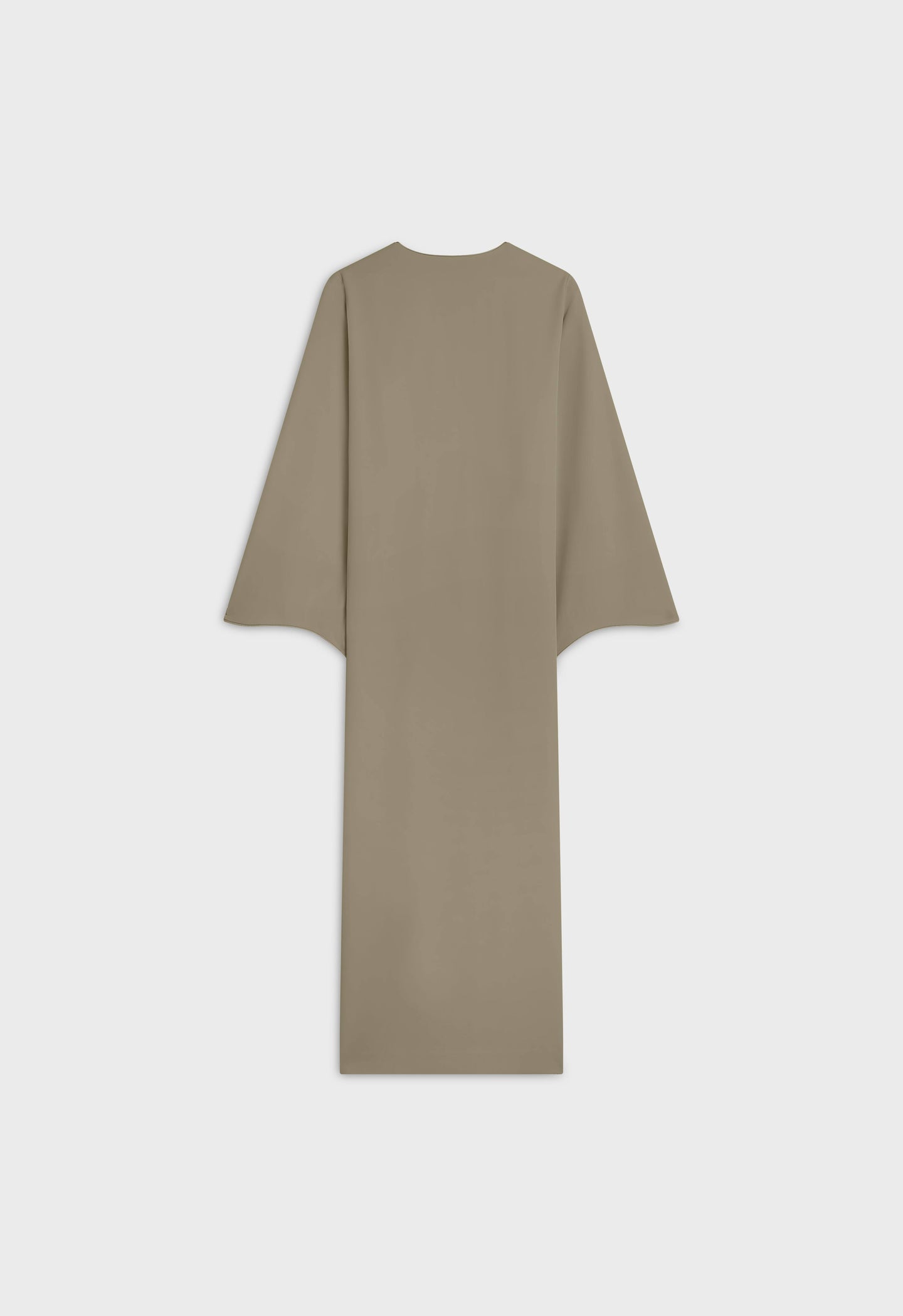 Curved Edge Abaya | Desert Brown