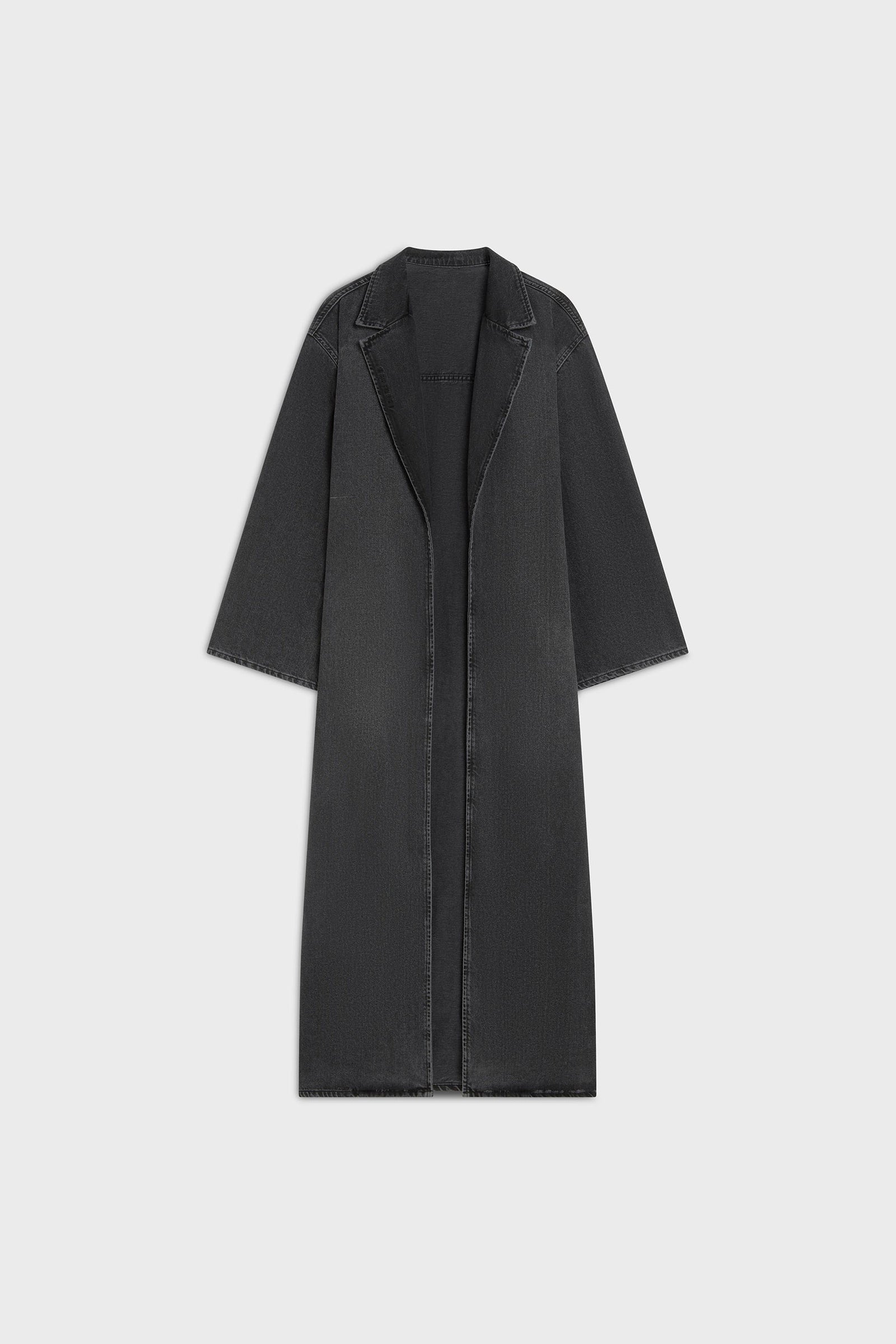 Denim Abaya | Washed Black