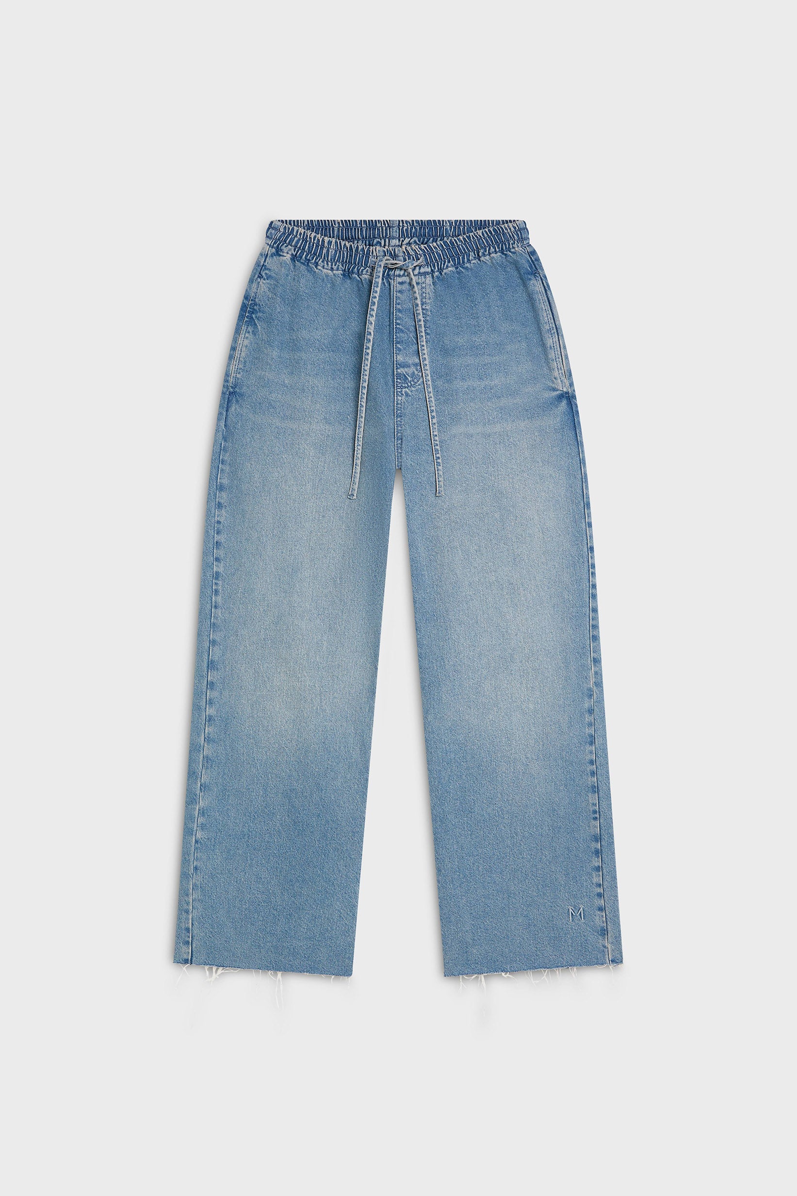 Denim Pants | Washed Silver Blue