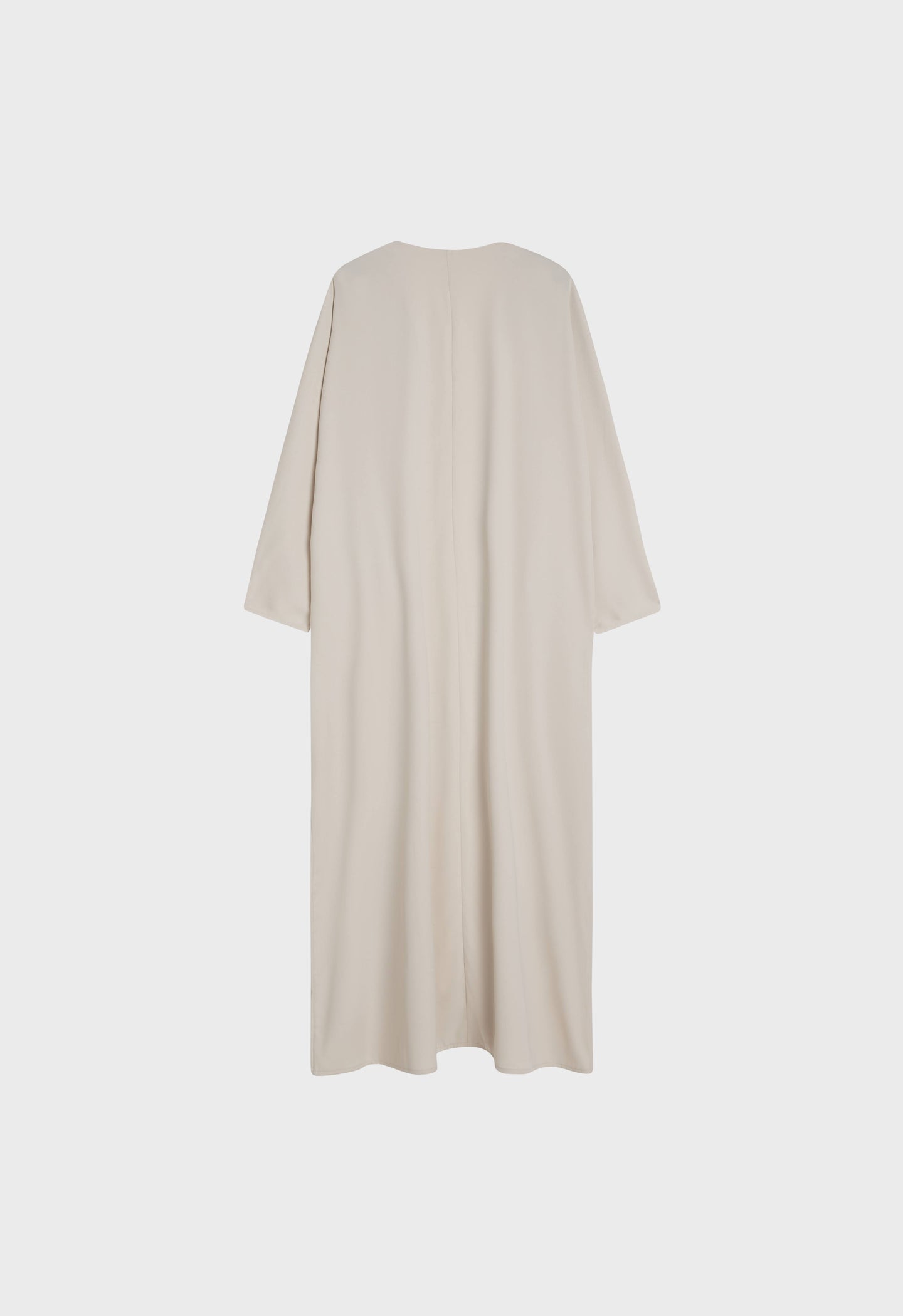 Dull Satin Bat Sleeve Abaya | Cashmere