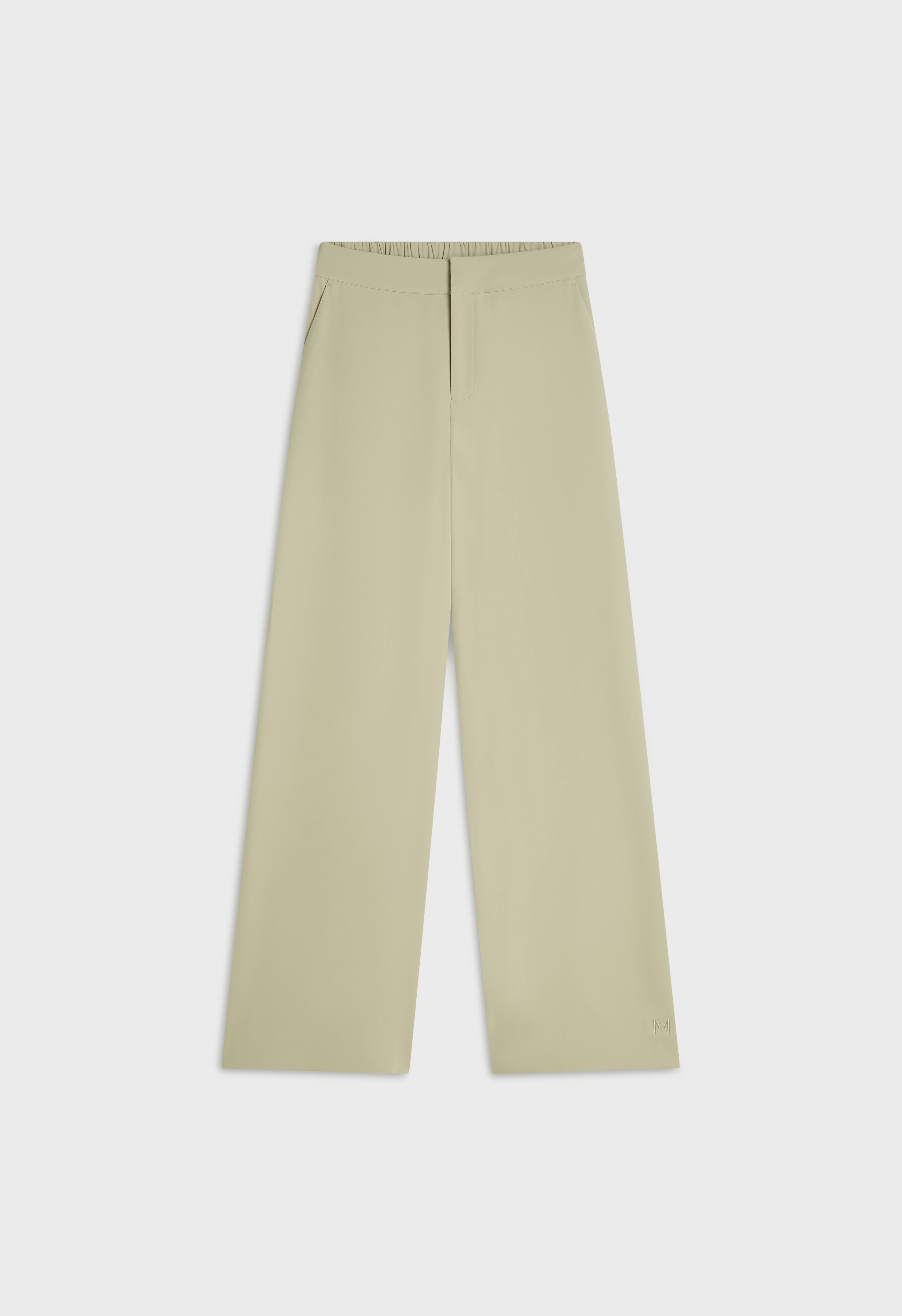 Elasticated Waist Taillored Pants | Dry Basil