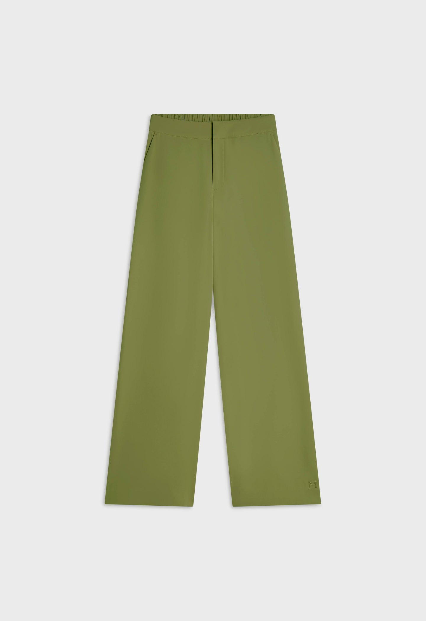 Elasticated Waist Taillored Pants | Leaf