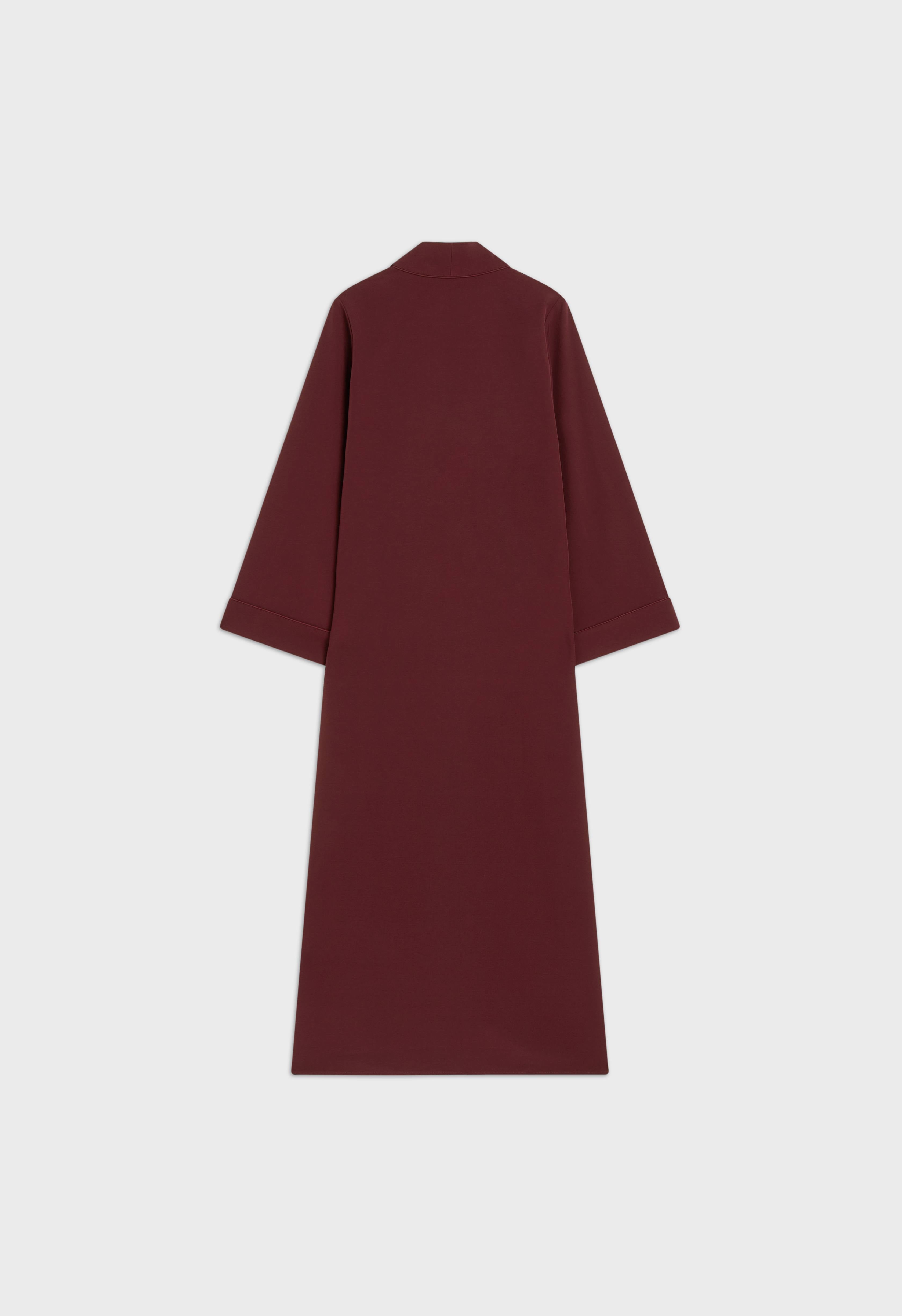 Essential Abaya  Short | Burgundy