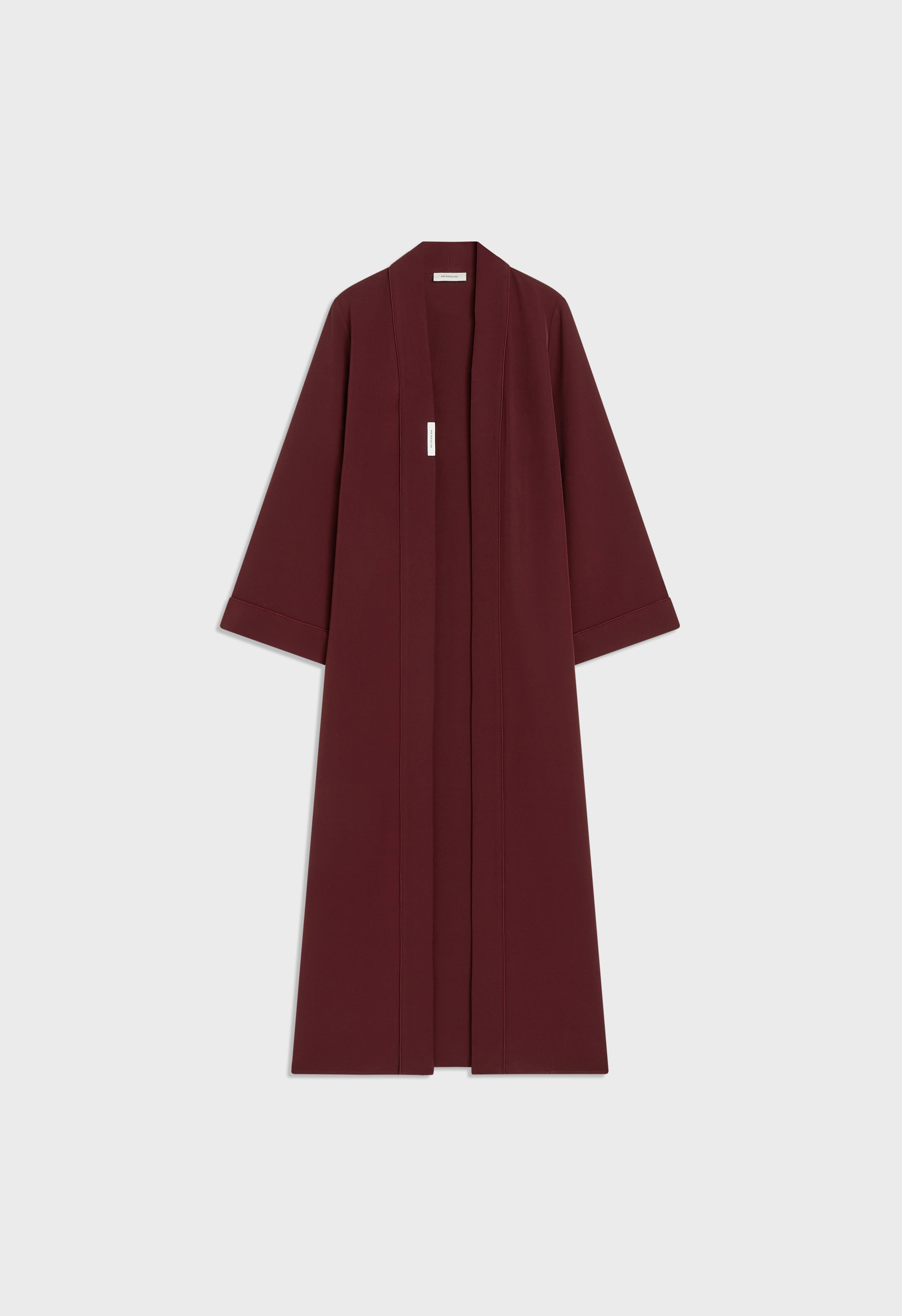 Essential Abaya  Short | Burgundy