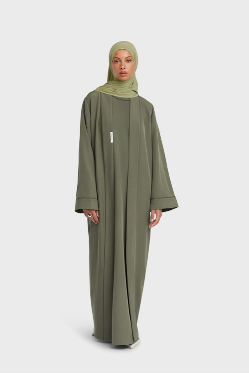 Essential Abaya Regular | Dusty Olive