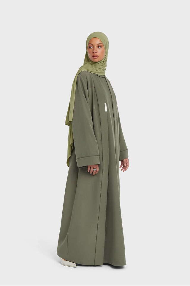 Essential Abaya Regular | Dusty Olive