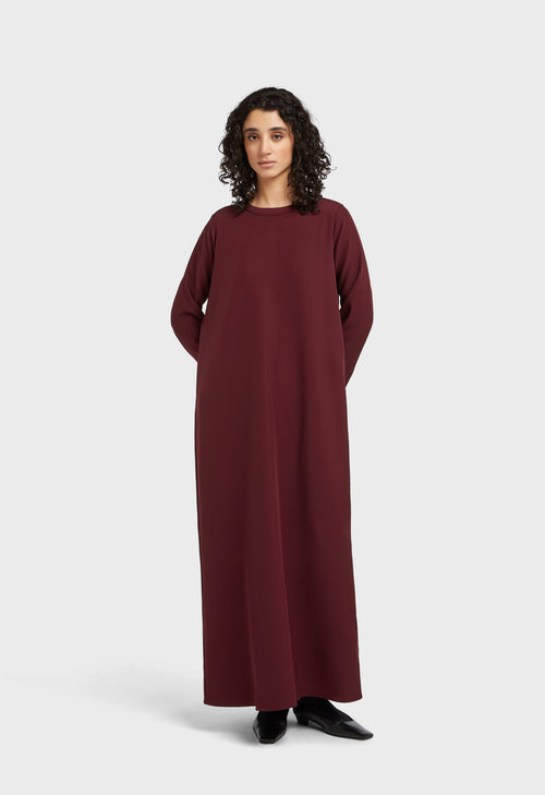 Essential Dress Regular | Burgundy