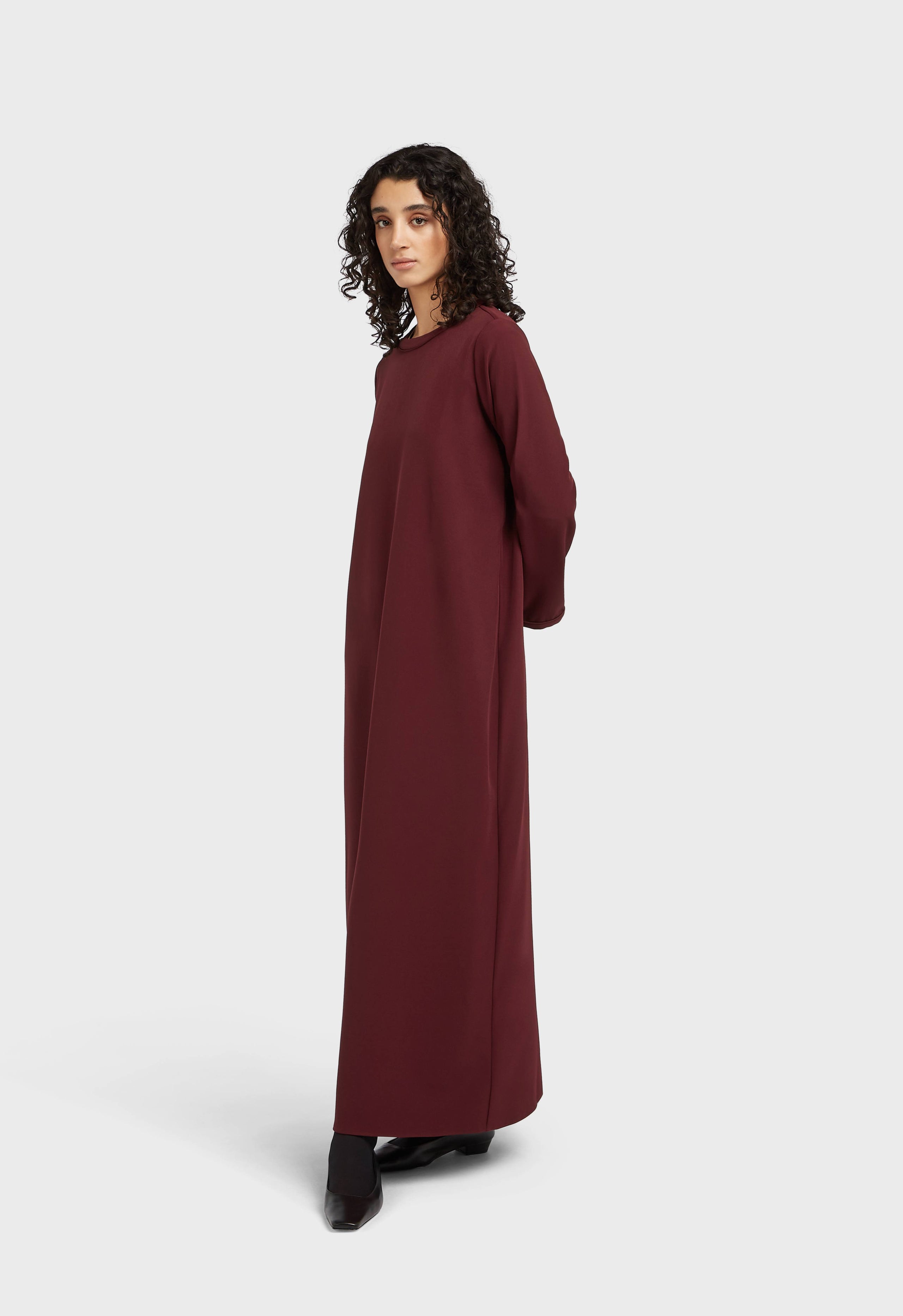 Essential Dress Regular | Burgundy