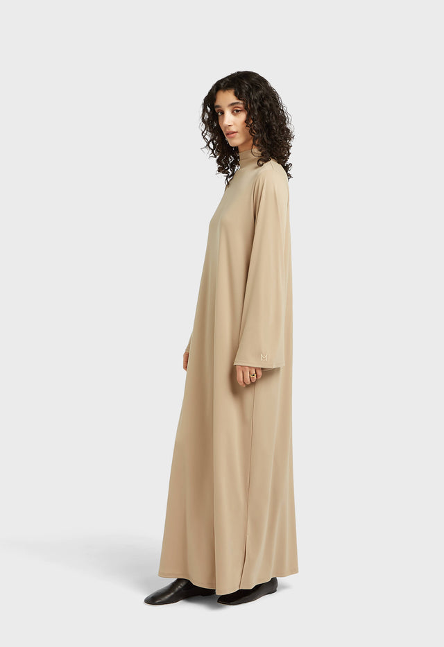 Essential Jersey Dress | Light Khaki