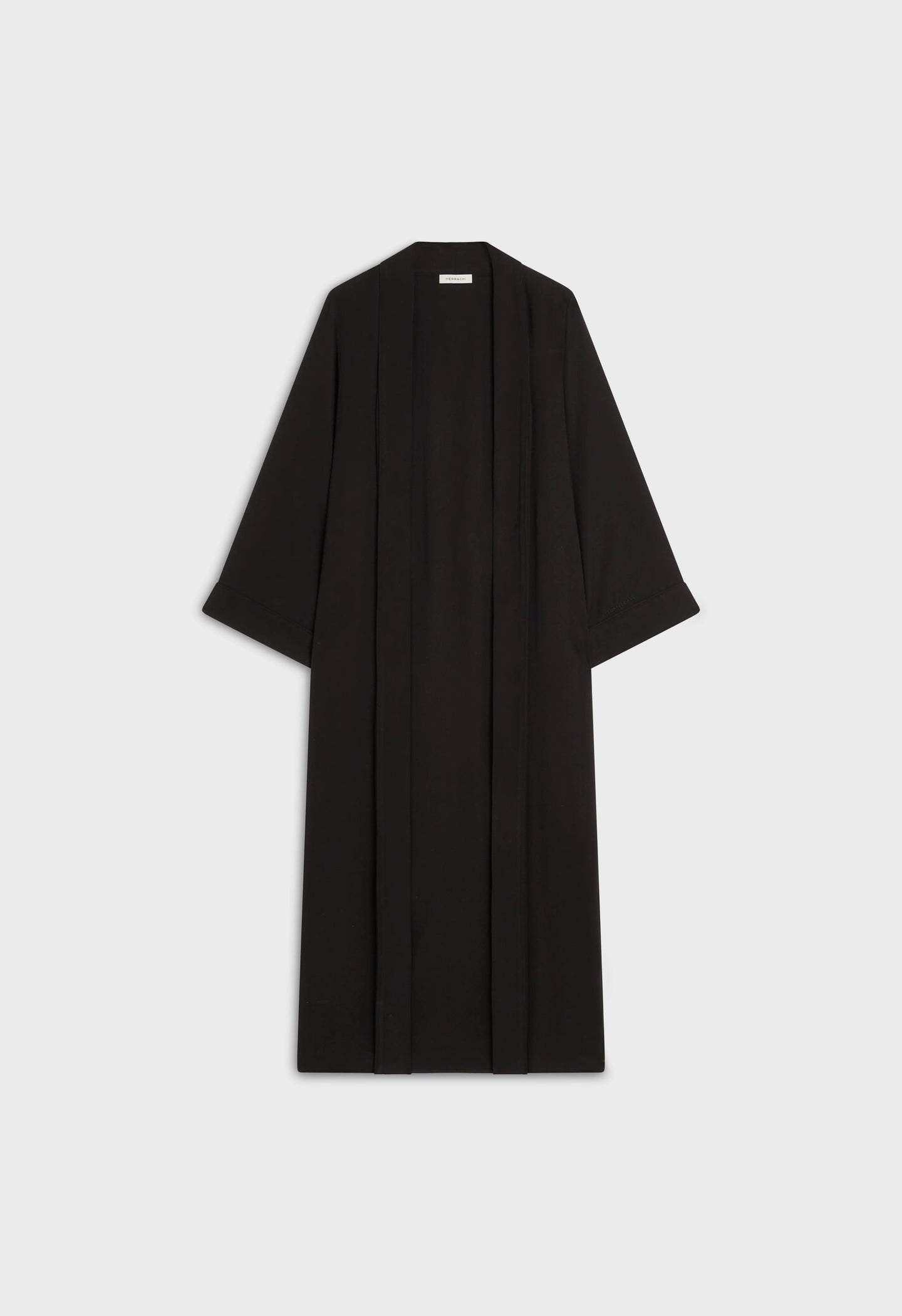 Essential Soft Woven Abaya Regular | Black