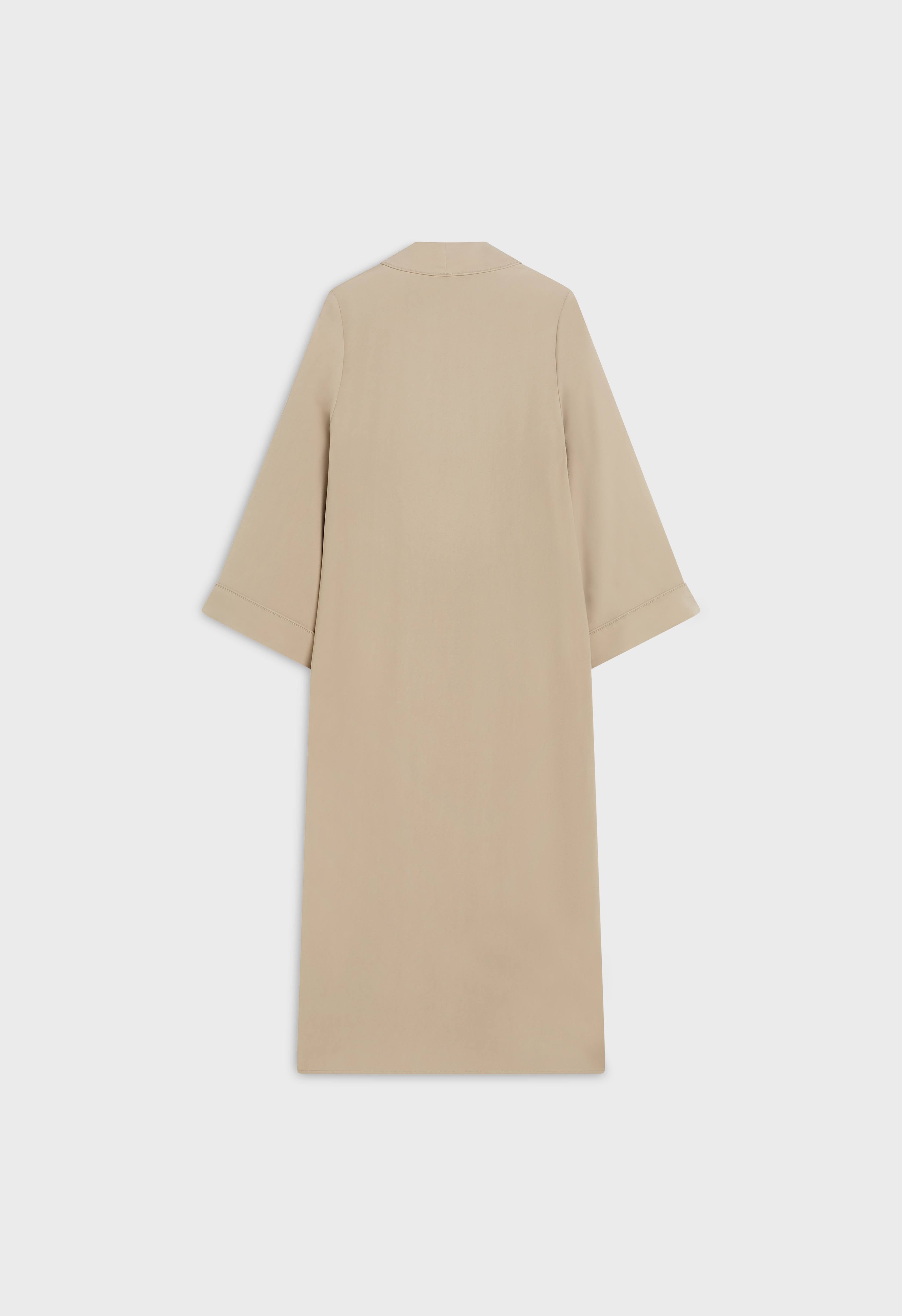 Essential Soft Woven Abaya Regular | Mocha