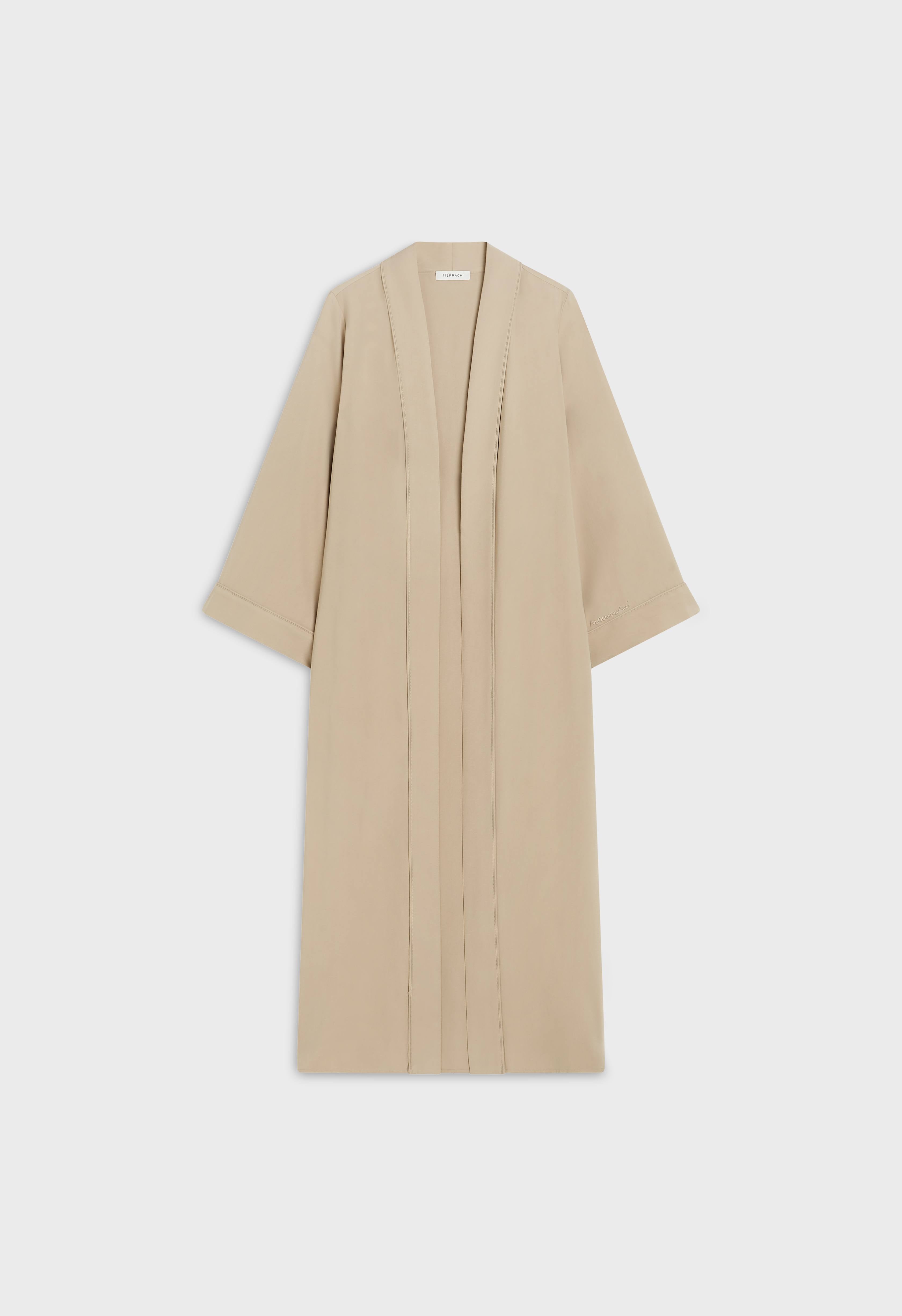 Essential Soft Woven Abaya Regular | Mocha