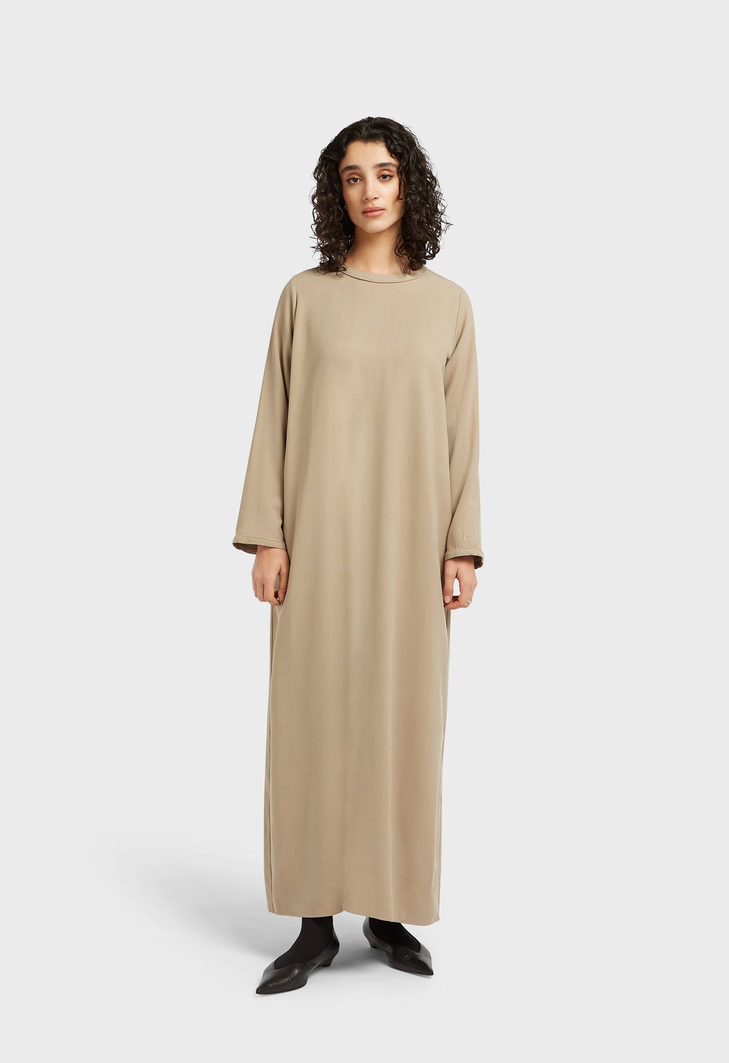 Essential Soft Woven Dress Regular | Mocha