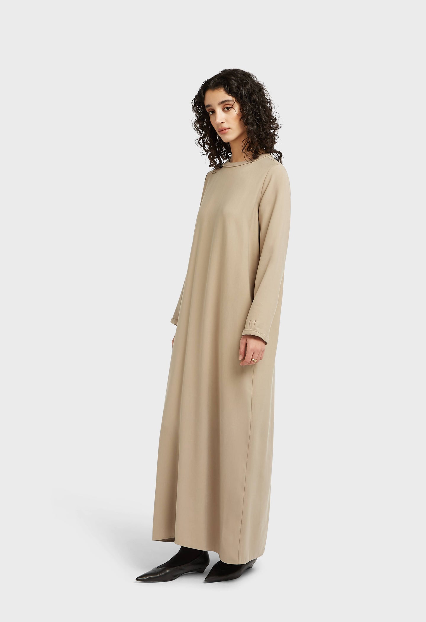 Essential Soft Woven Dress Regular | Mocha