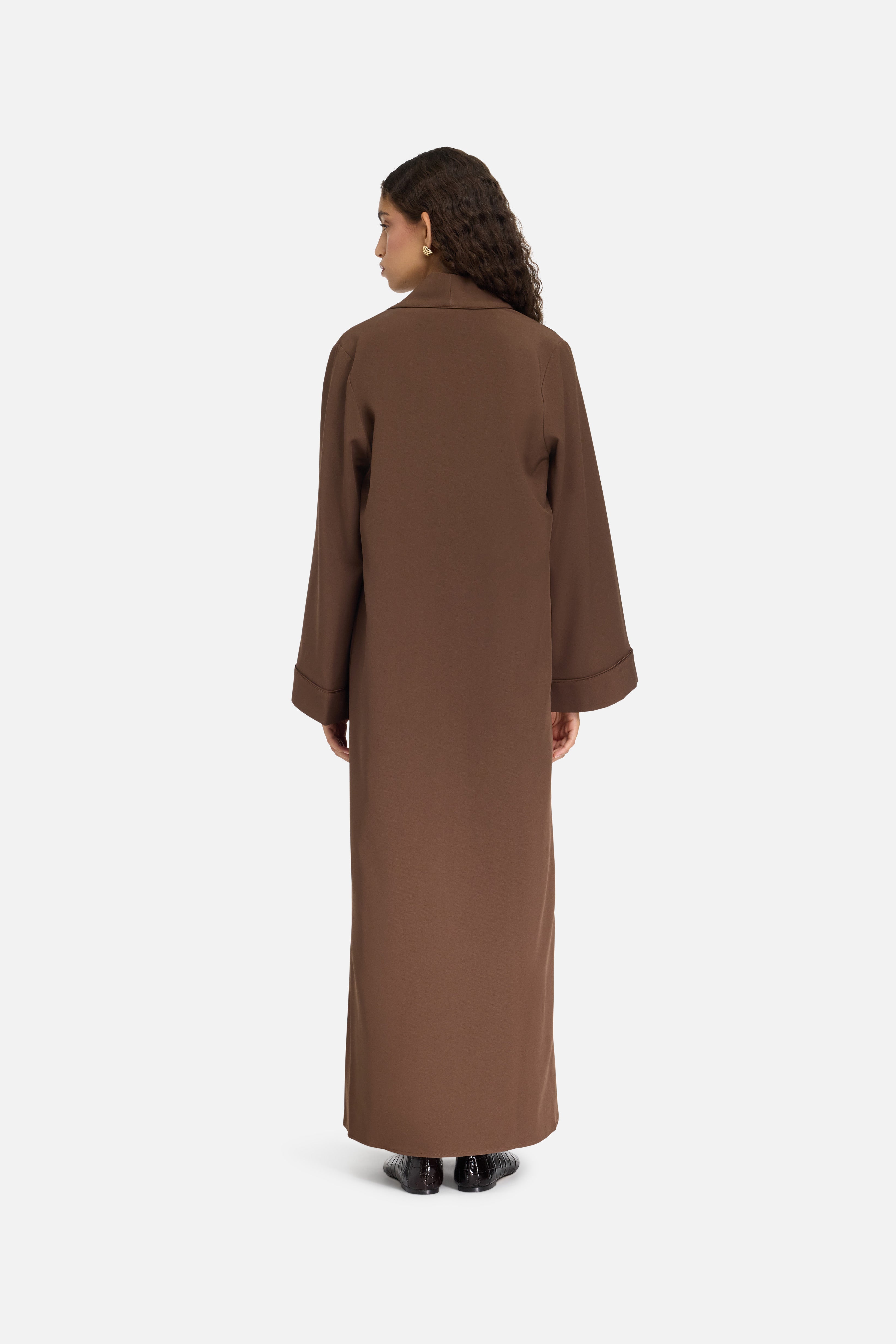 Essential Abaya Short | Chocolate