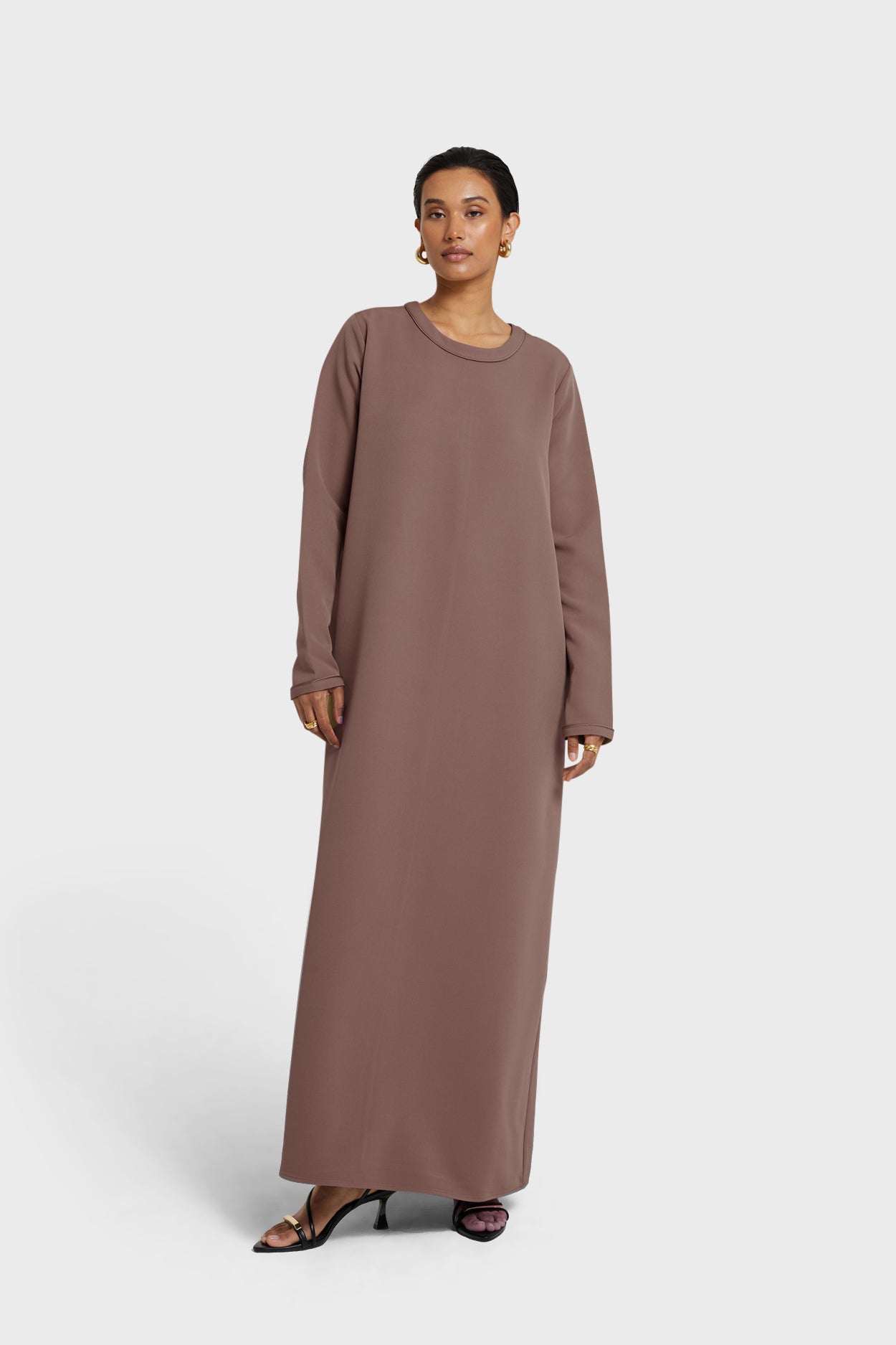 Essential Dress | Brown Taupe