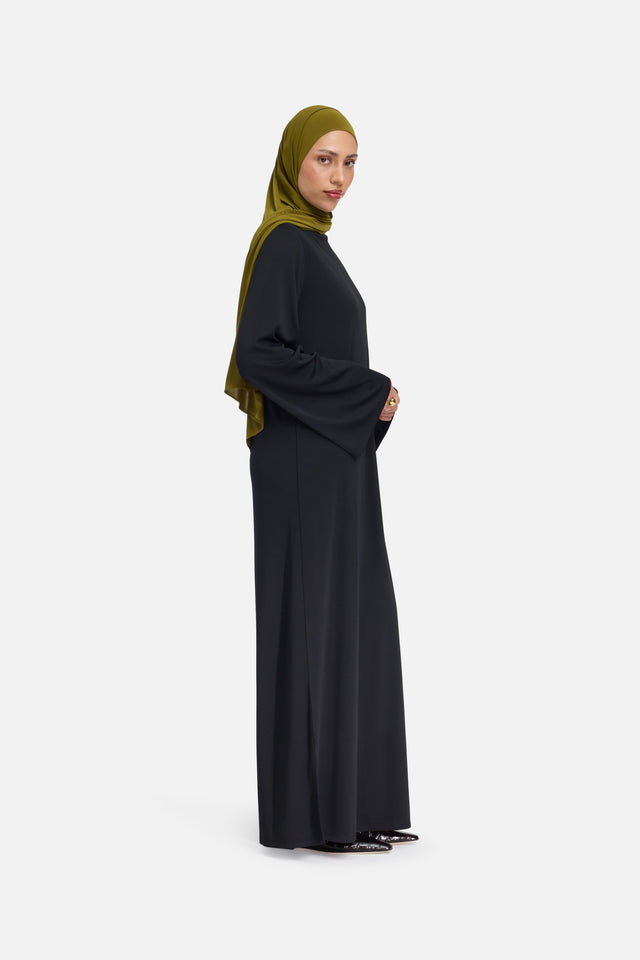 Essential Jersey Dress Regular | Black