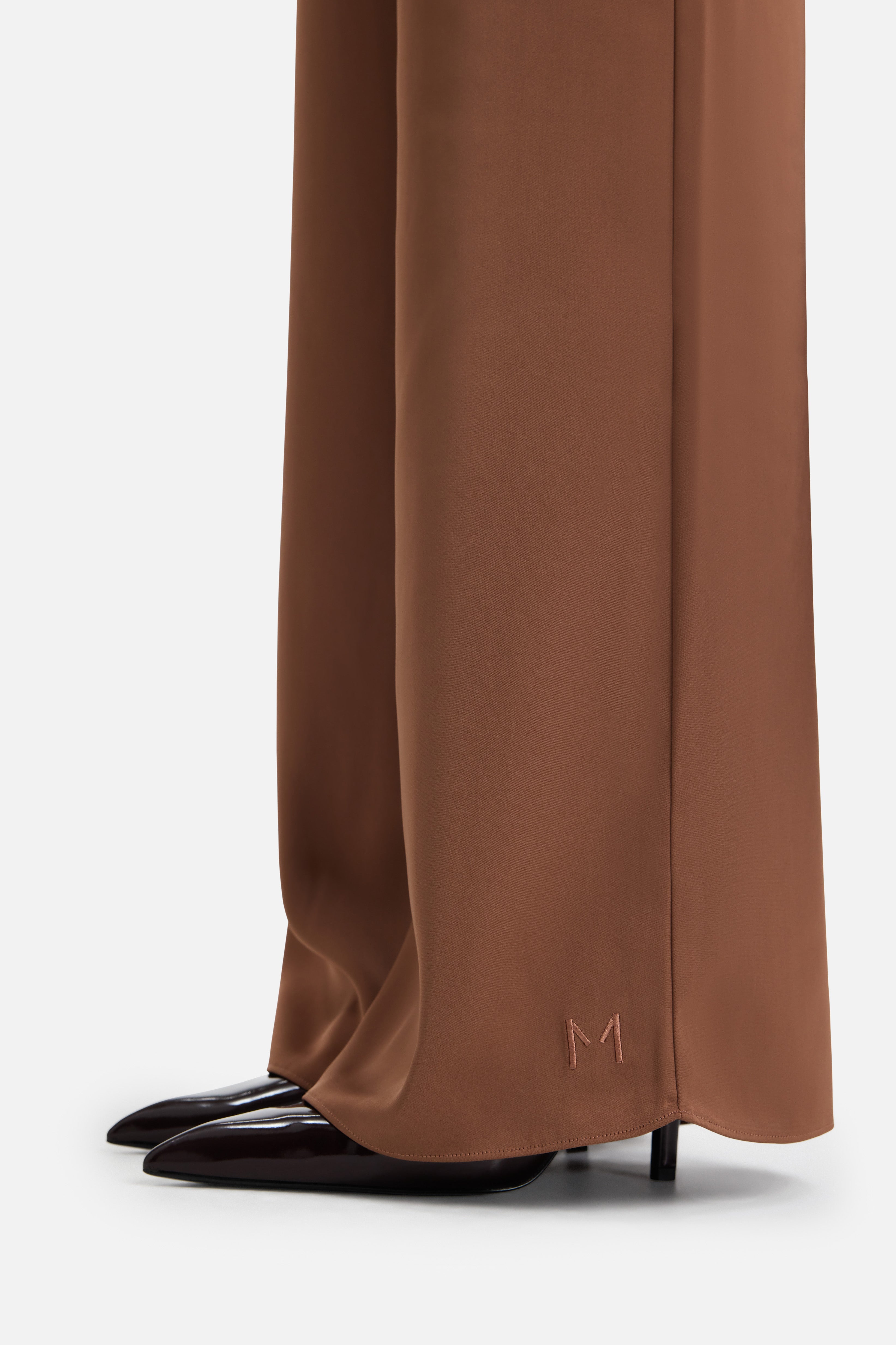 Flowy Palazzo Pants | Soft Bordeaux