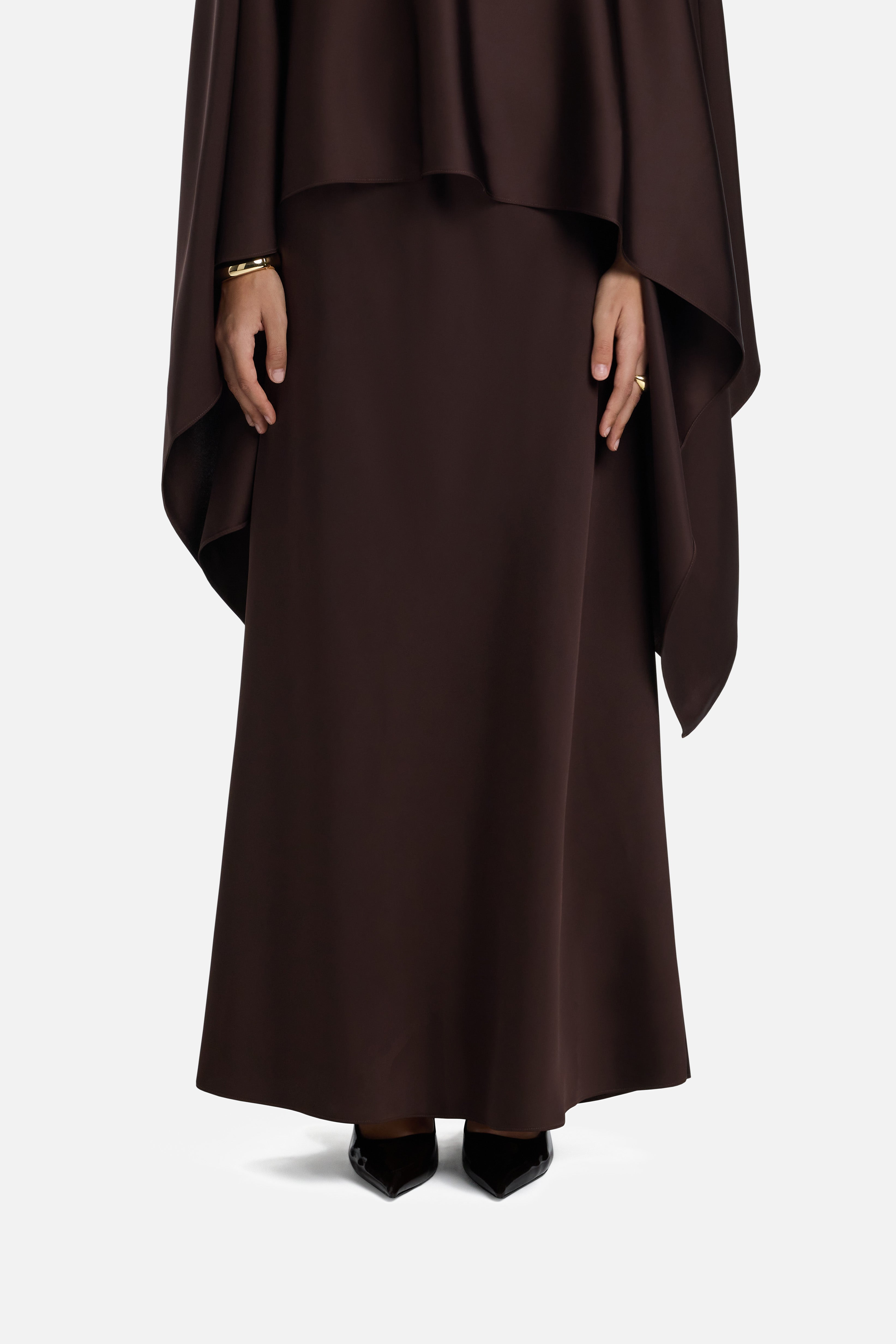 Flowy Skirt | Dark Brown