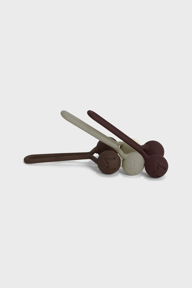 Hijab 3 Pin Set | Brown, Khaki, Cherry