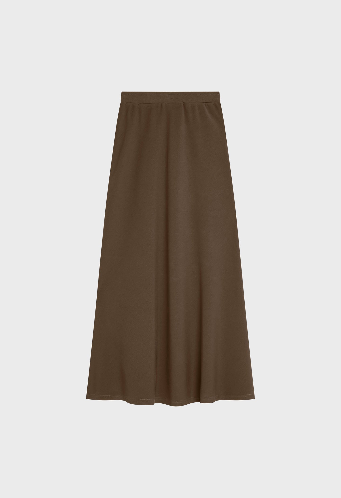 Jersey Modal Skirt | Deep Brown