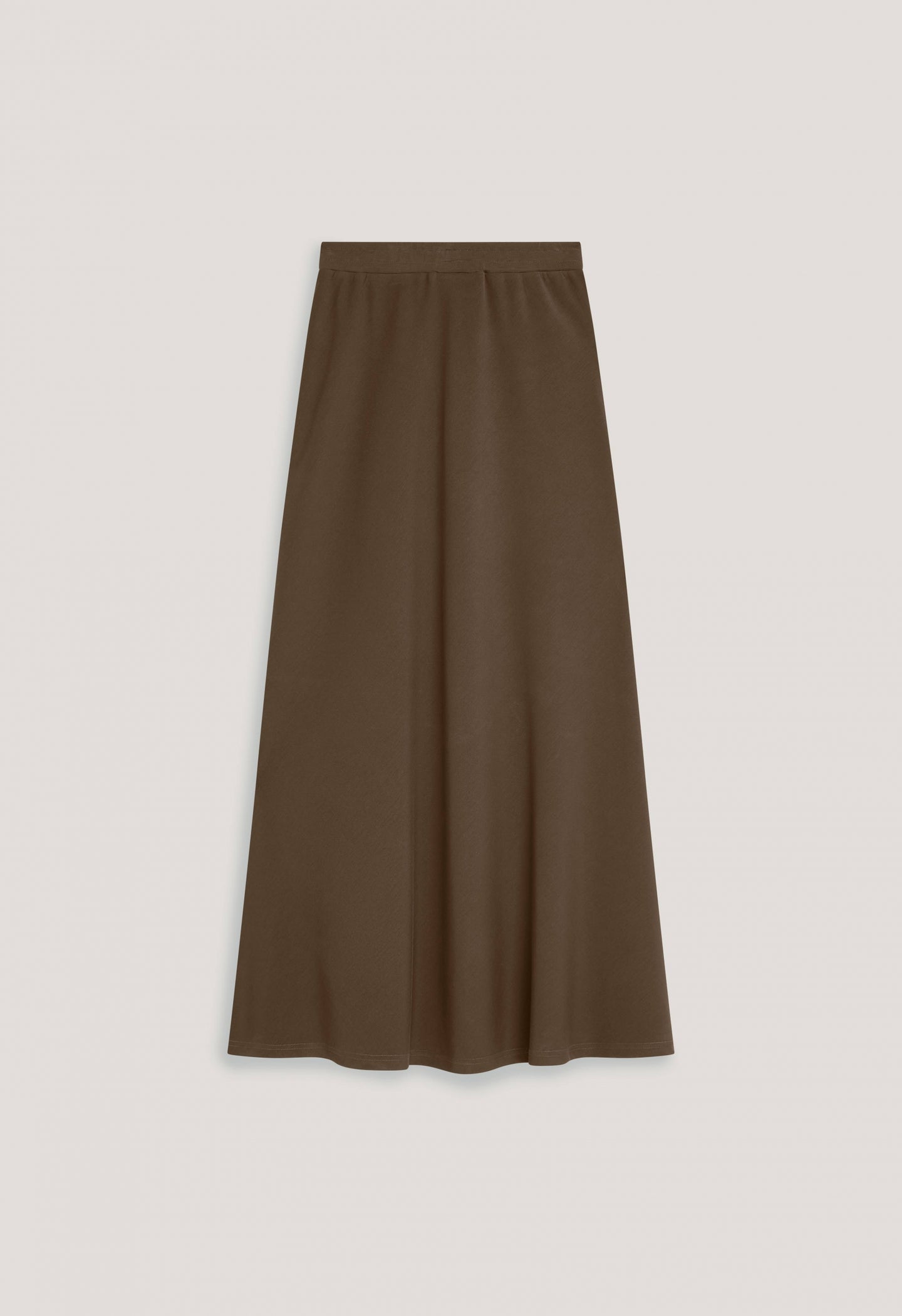 Jersey Modal Skirt | Deep Brown