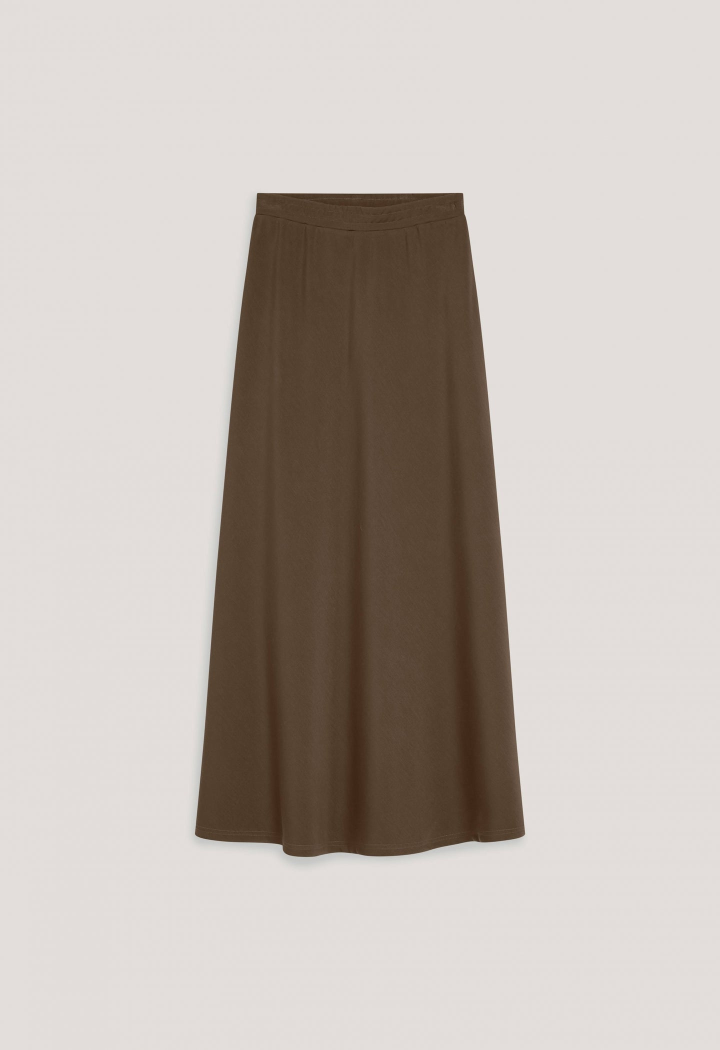 Jersey Modal Skirt | Deep Brown