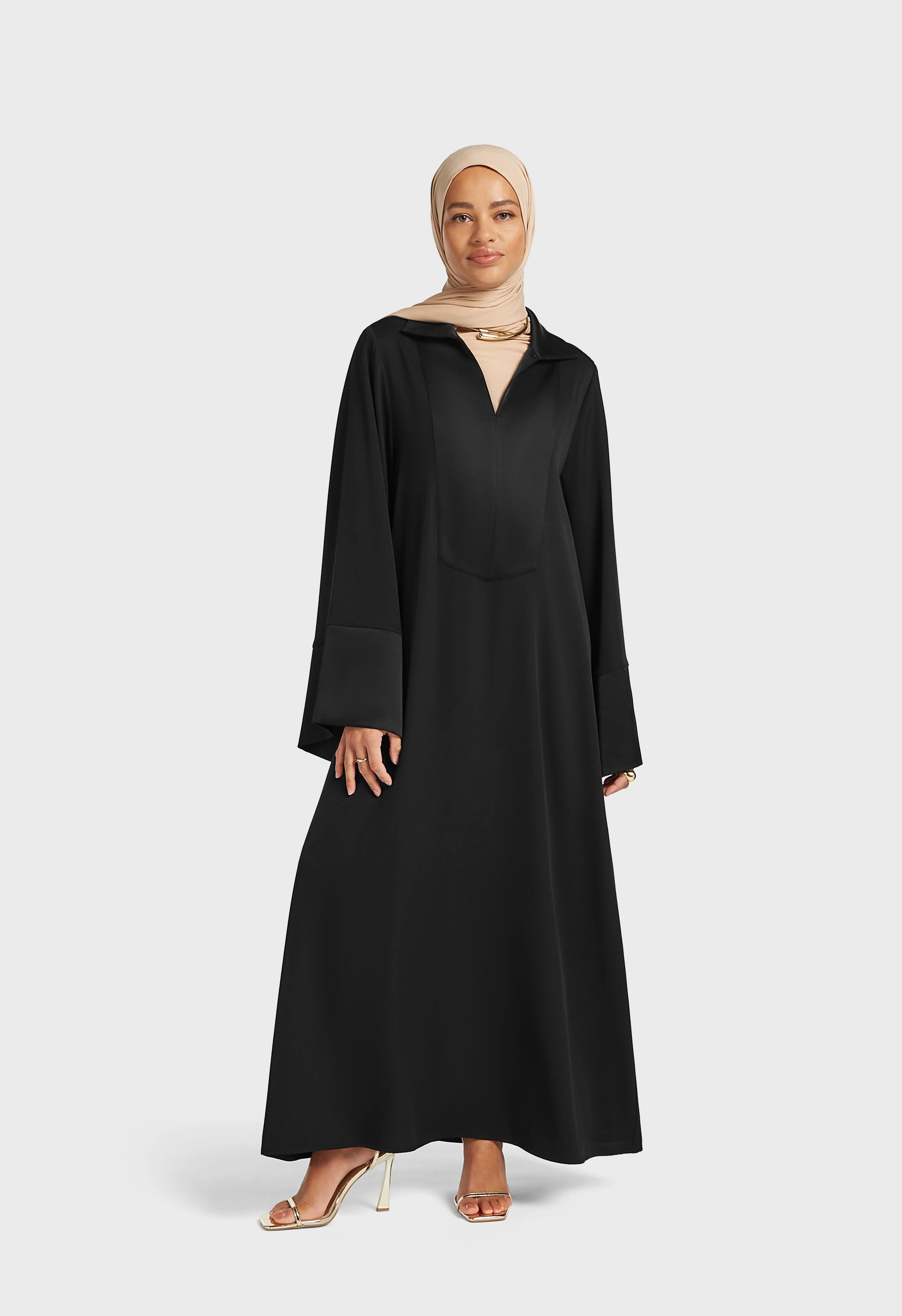 Kaftan Dress Regular | Black