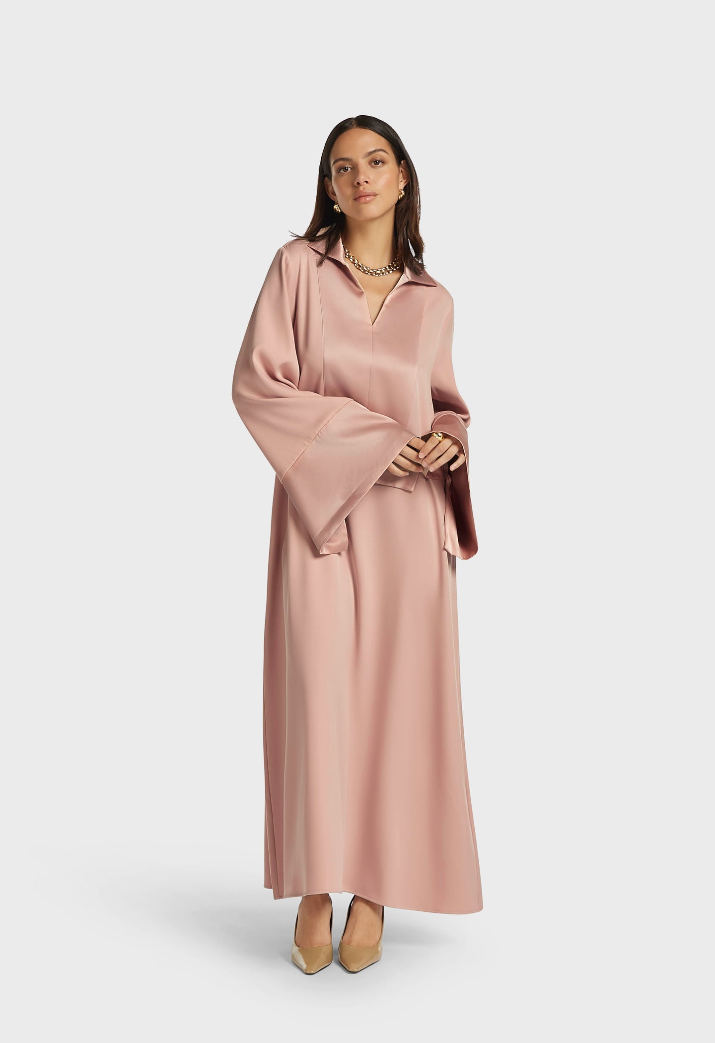 Kaftan Dress Regular | Dark Rose