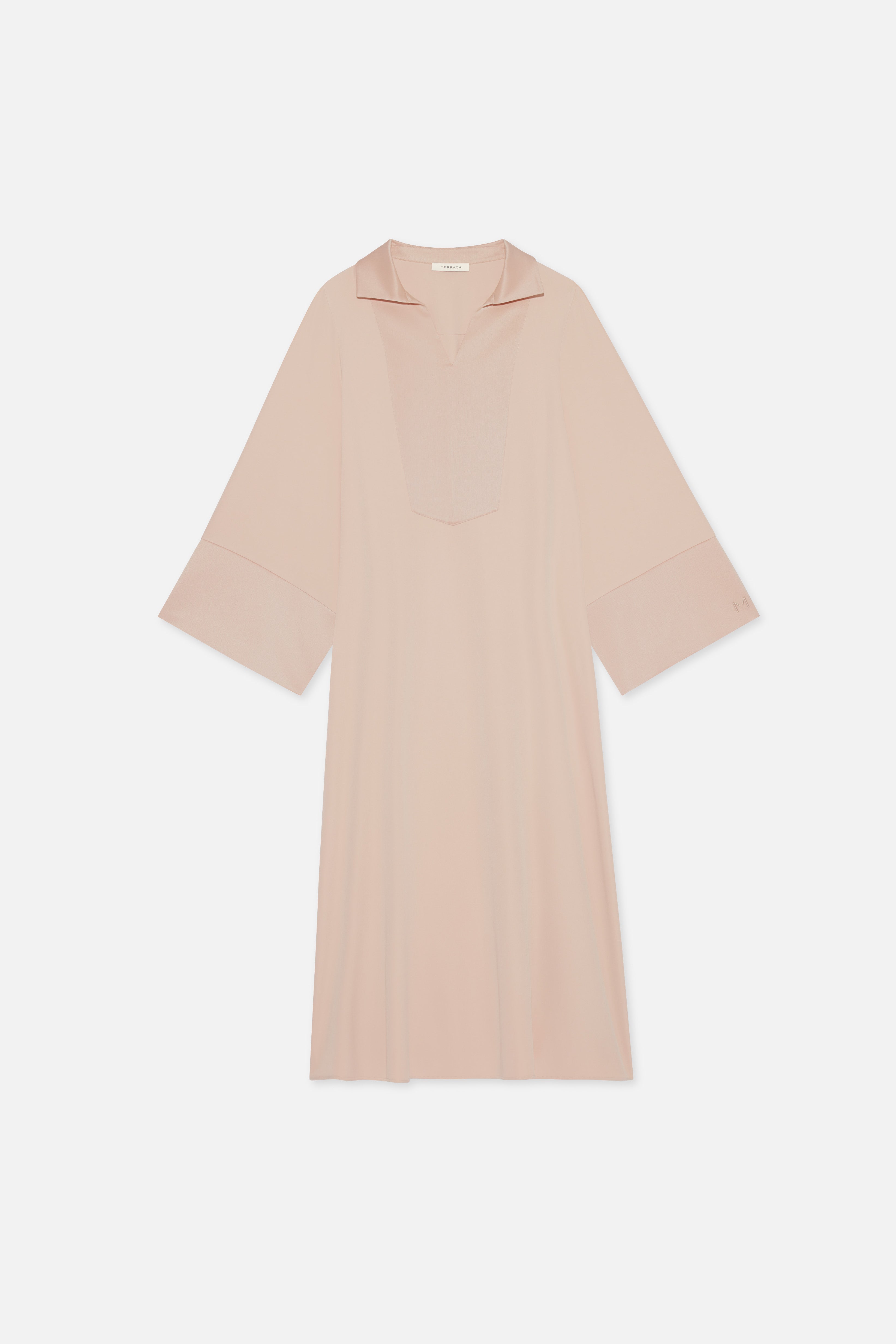 Kaftan Dress Short | Dark Rose