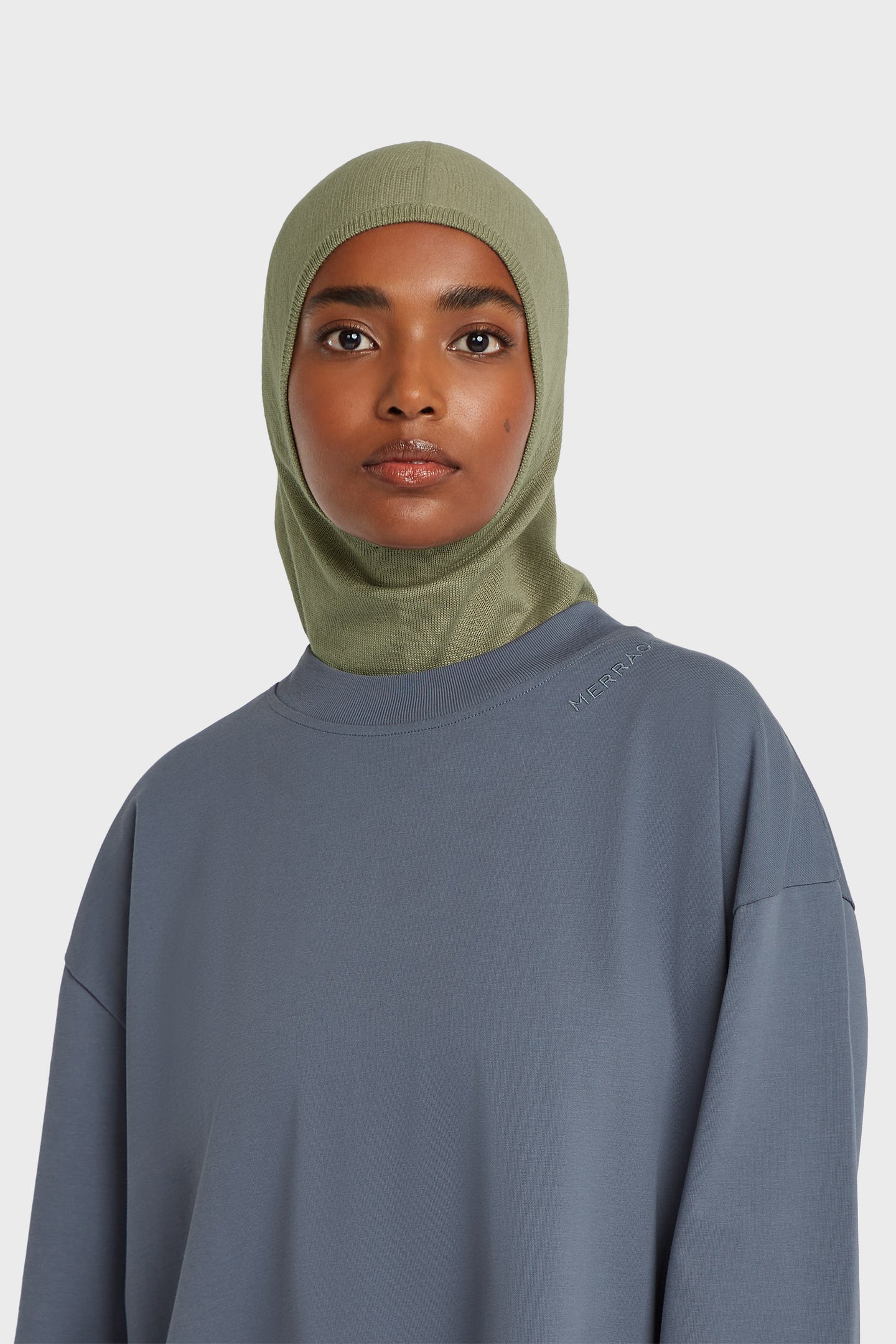 Knitted Hijab | Soft Sage