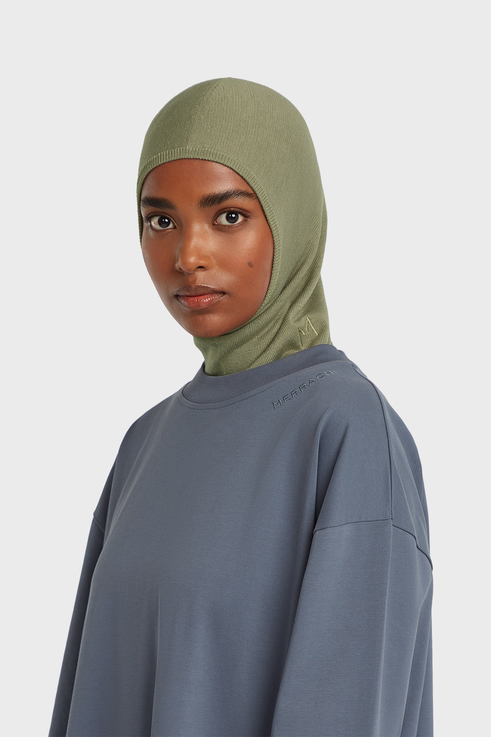 Knitted Hijab | Soft Sage