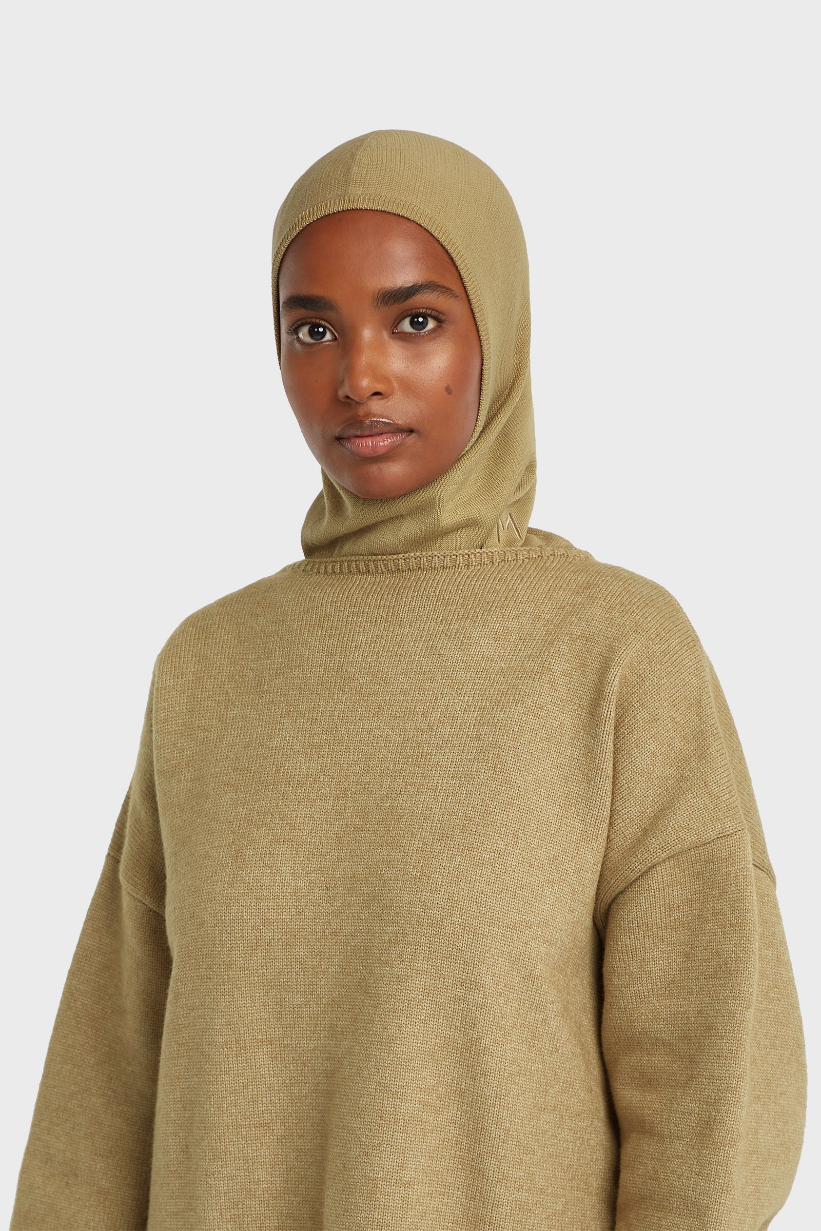 Knitted Hijab | Soft Toffee