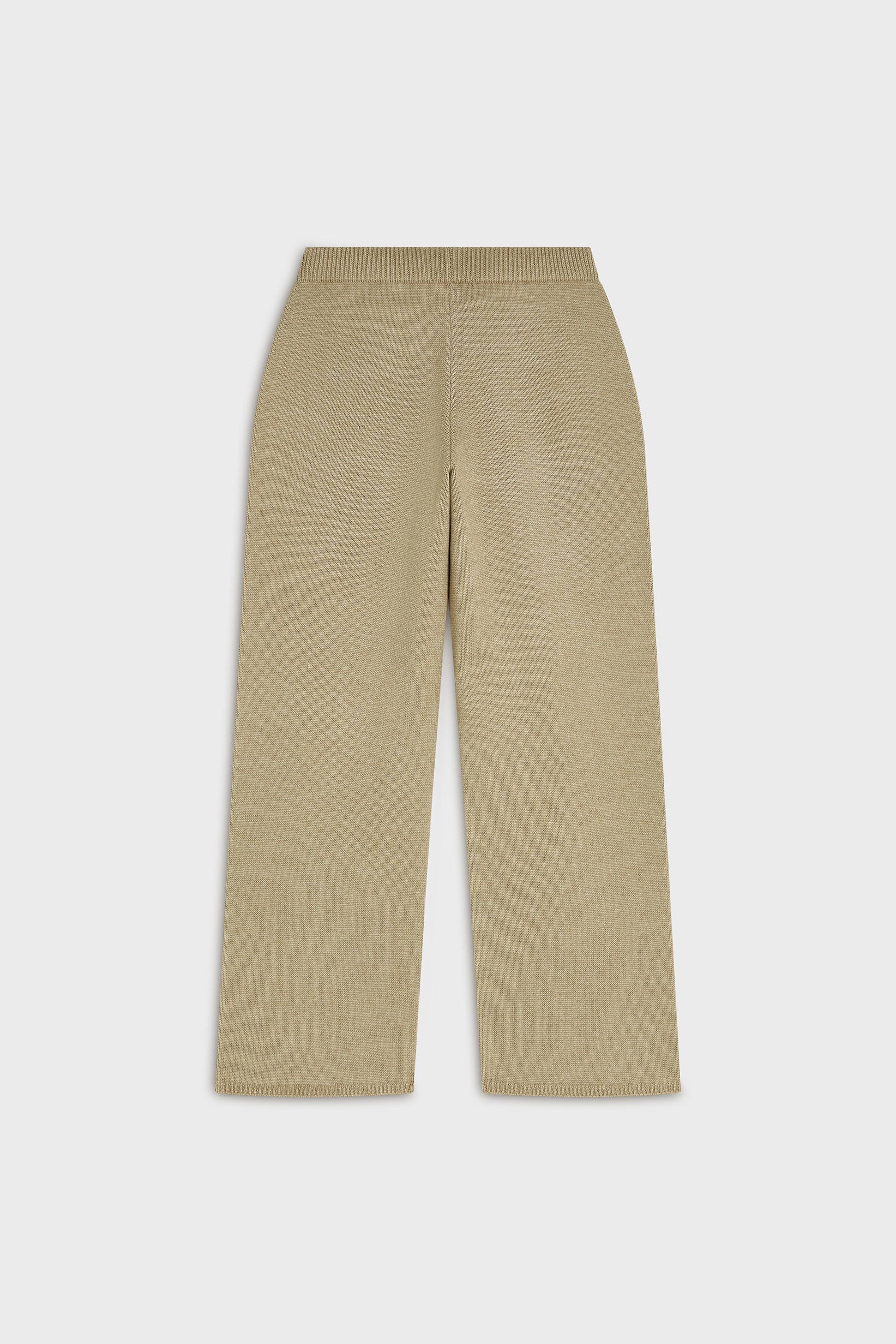 Knitted Straight Pants | Mink