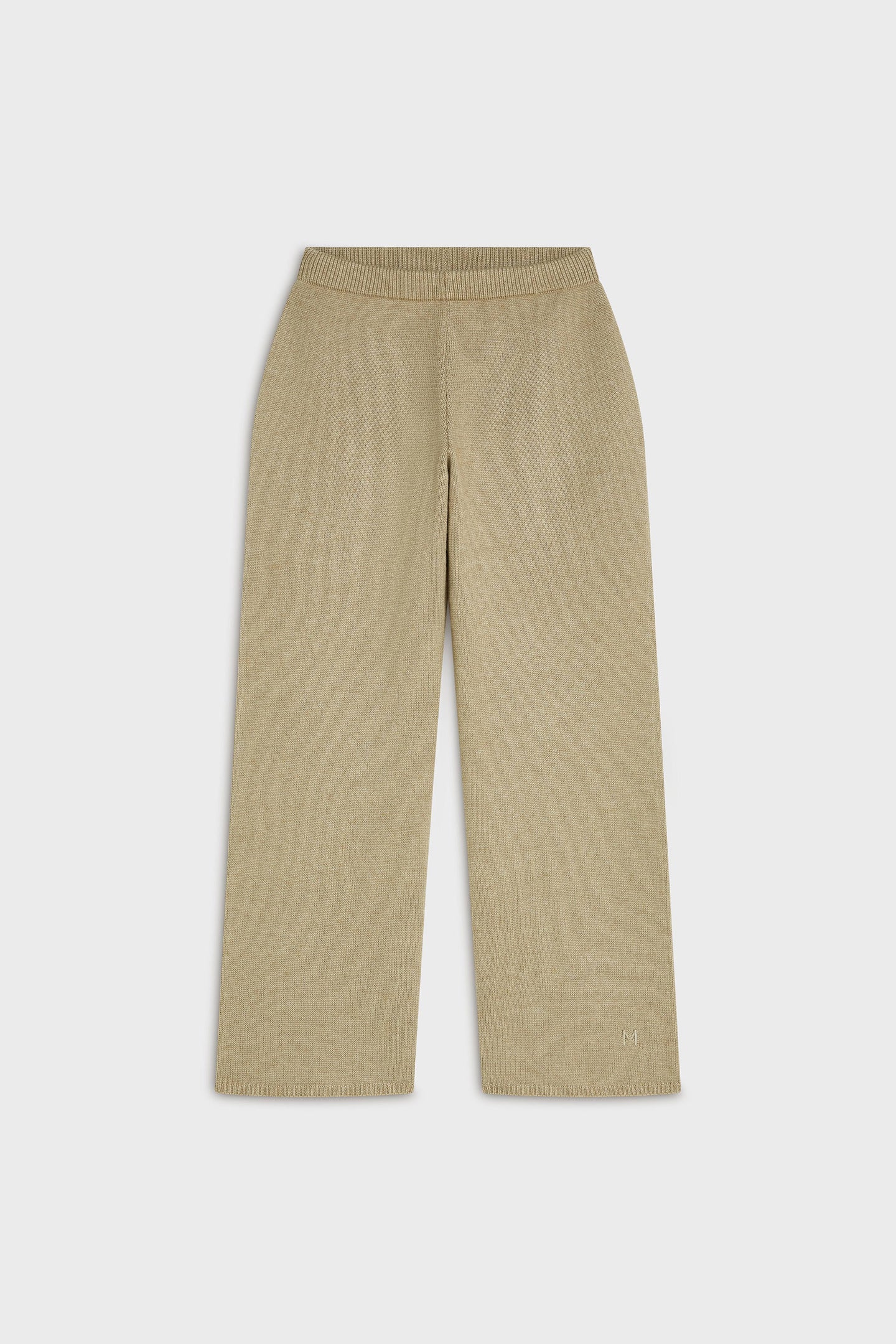 Knitted Straight Pants | Mink