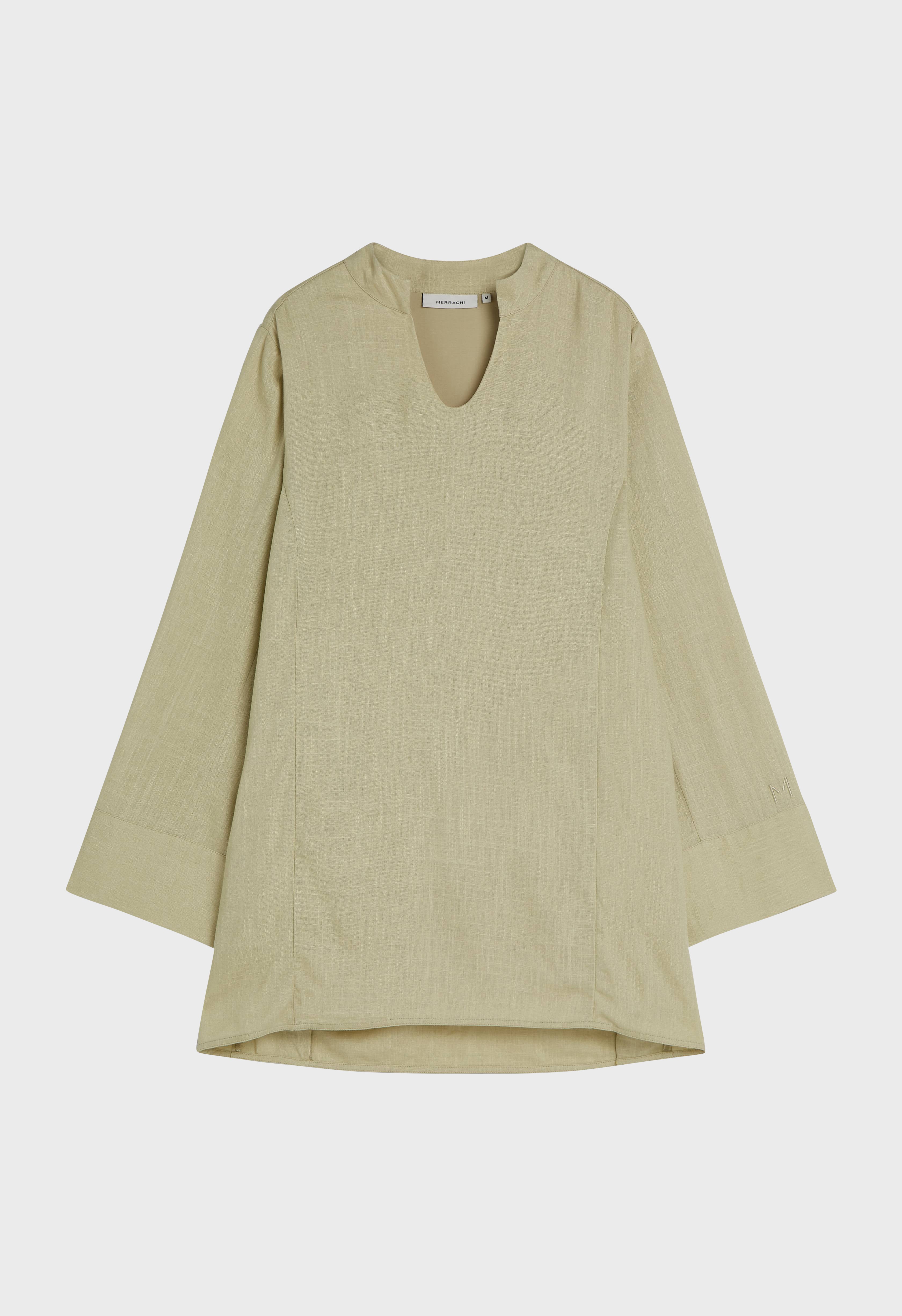 Linen Blouse | Soft Khaki