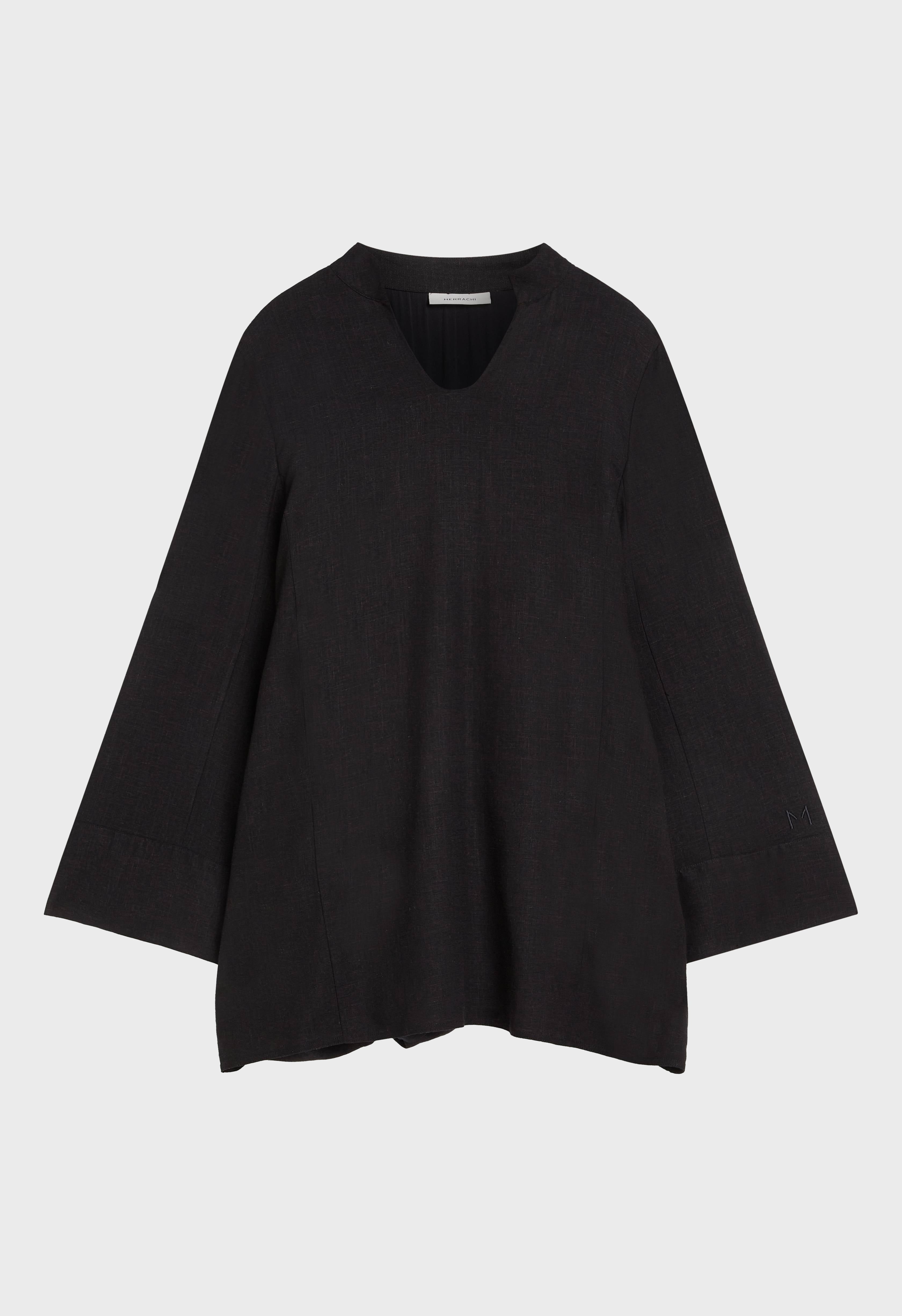 Linen Blouse | Black