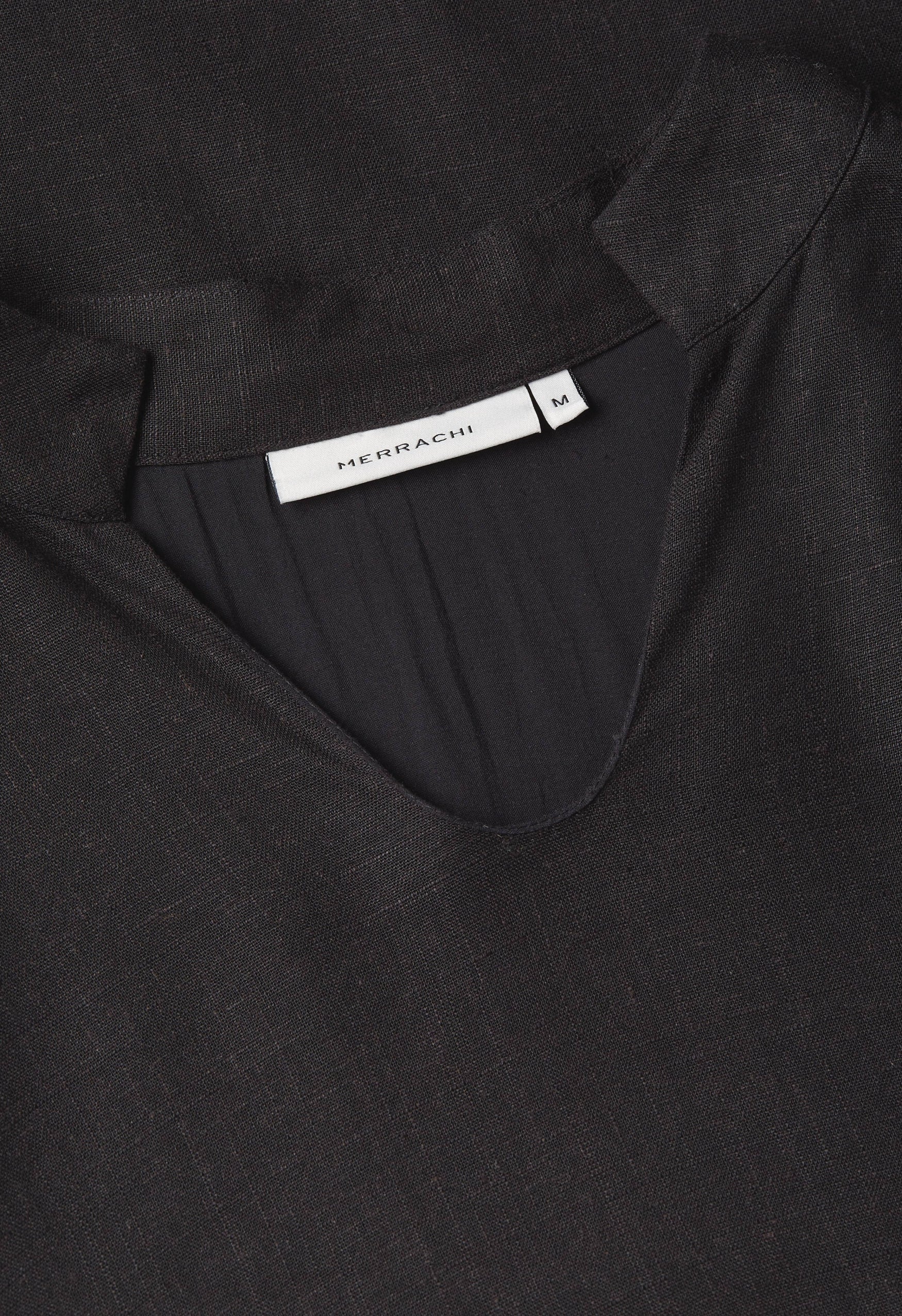 Linen Blouse | Black