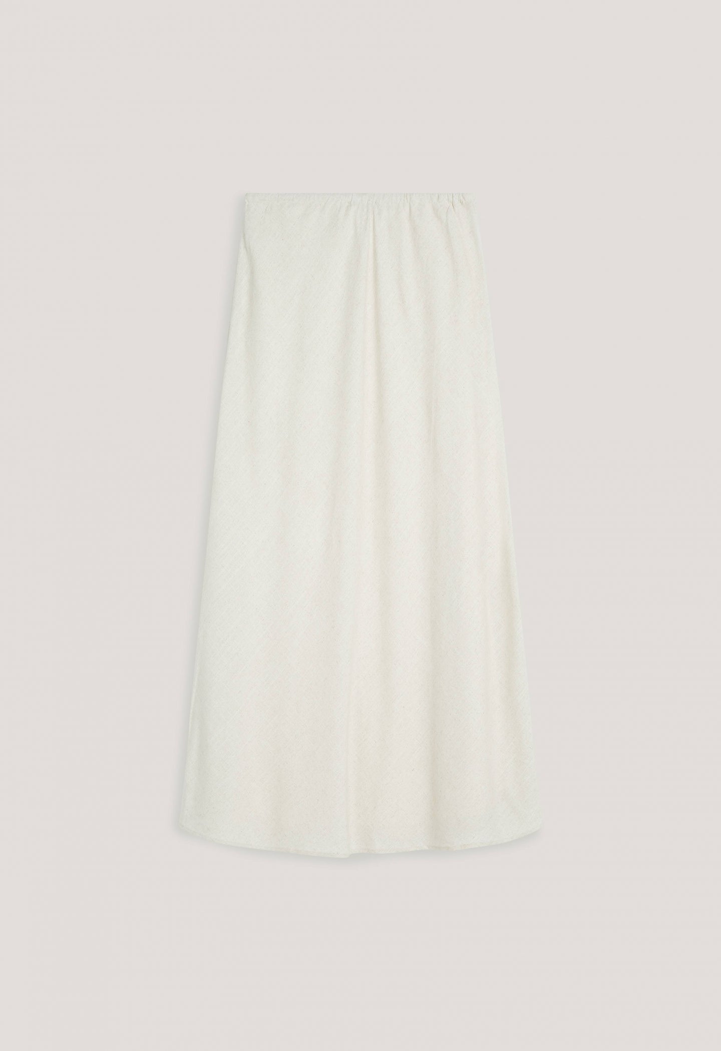Linen Skirt | Beige Melange