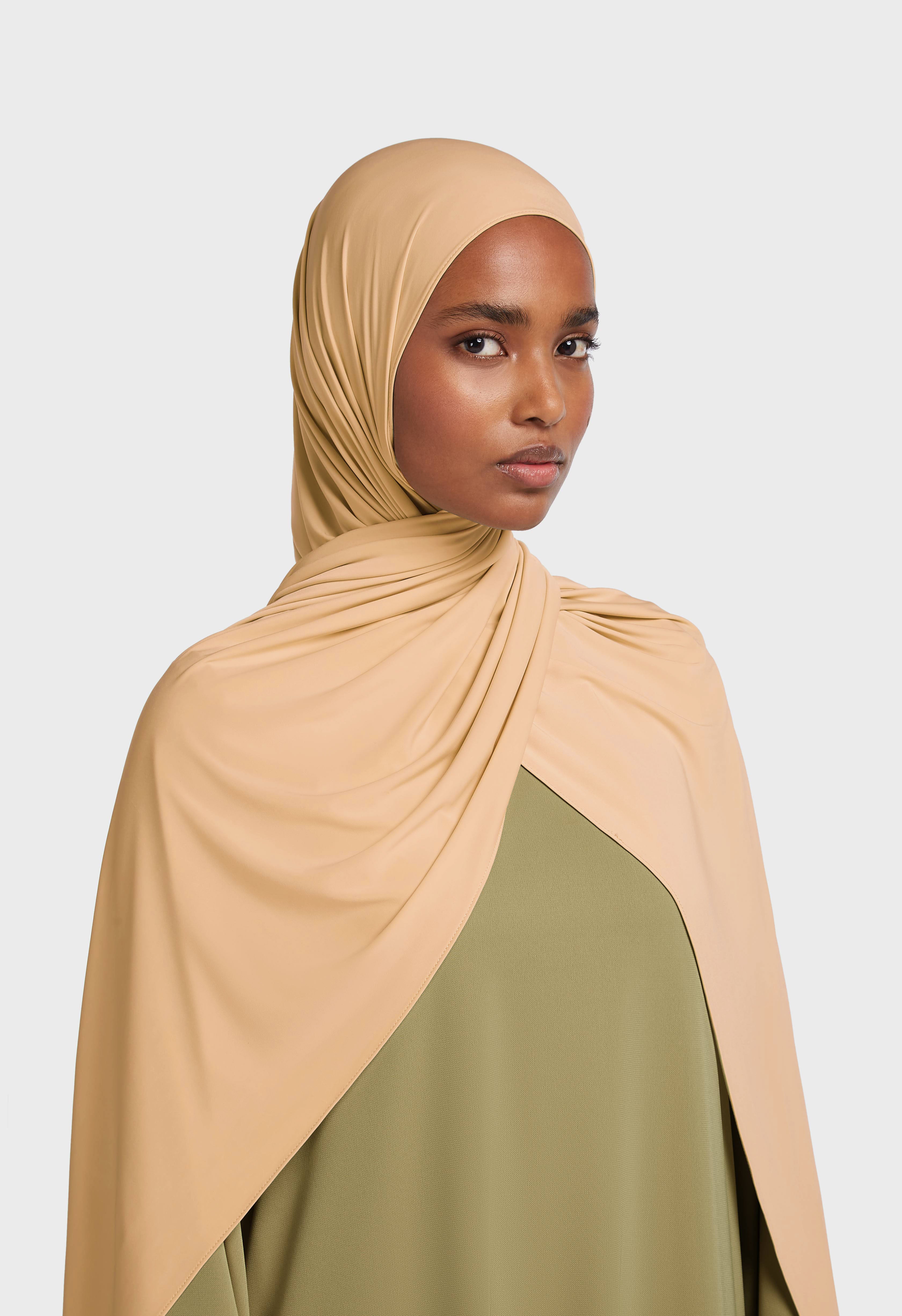 Liquid Jersey Scarf | Beige Rose