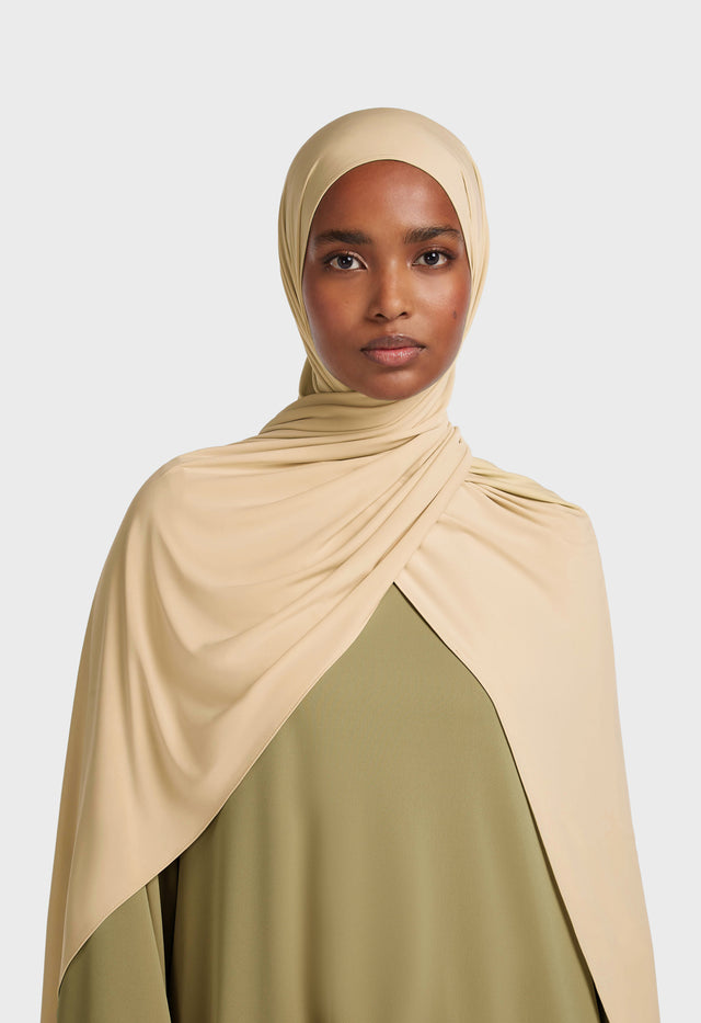 Liquid Jersey Scarf | Brown Rice