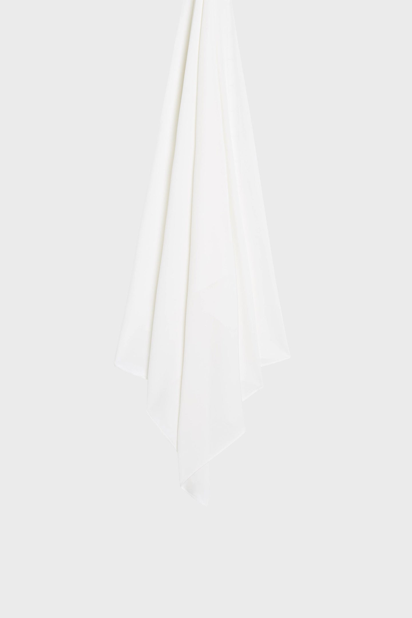 Liquid Jersey Scarf | White