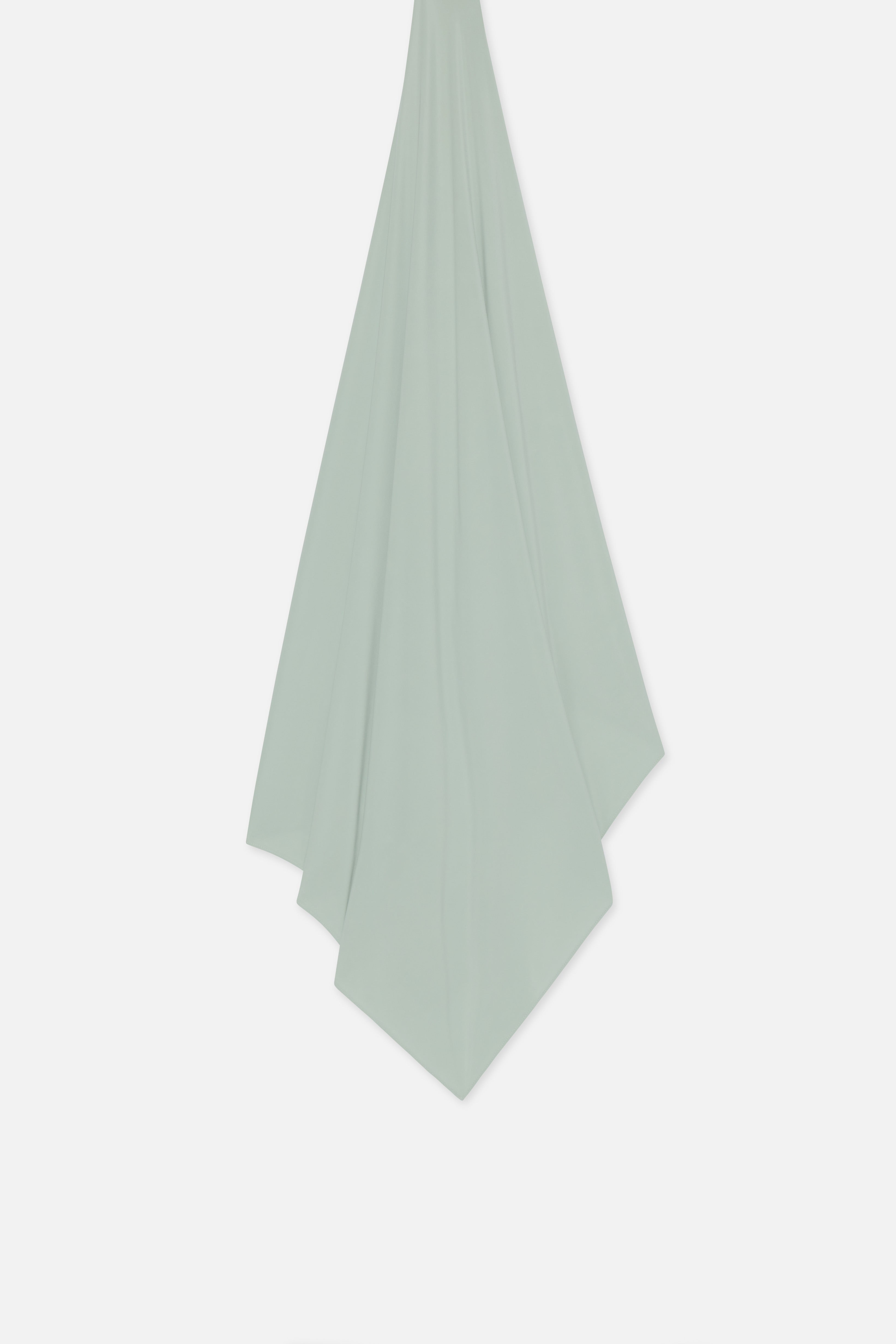 Liquid Jersey Scarf | Aqua Gray
