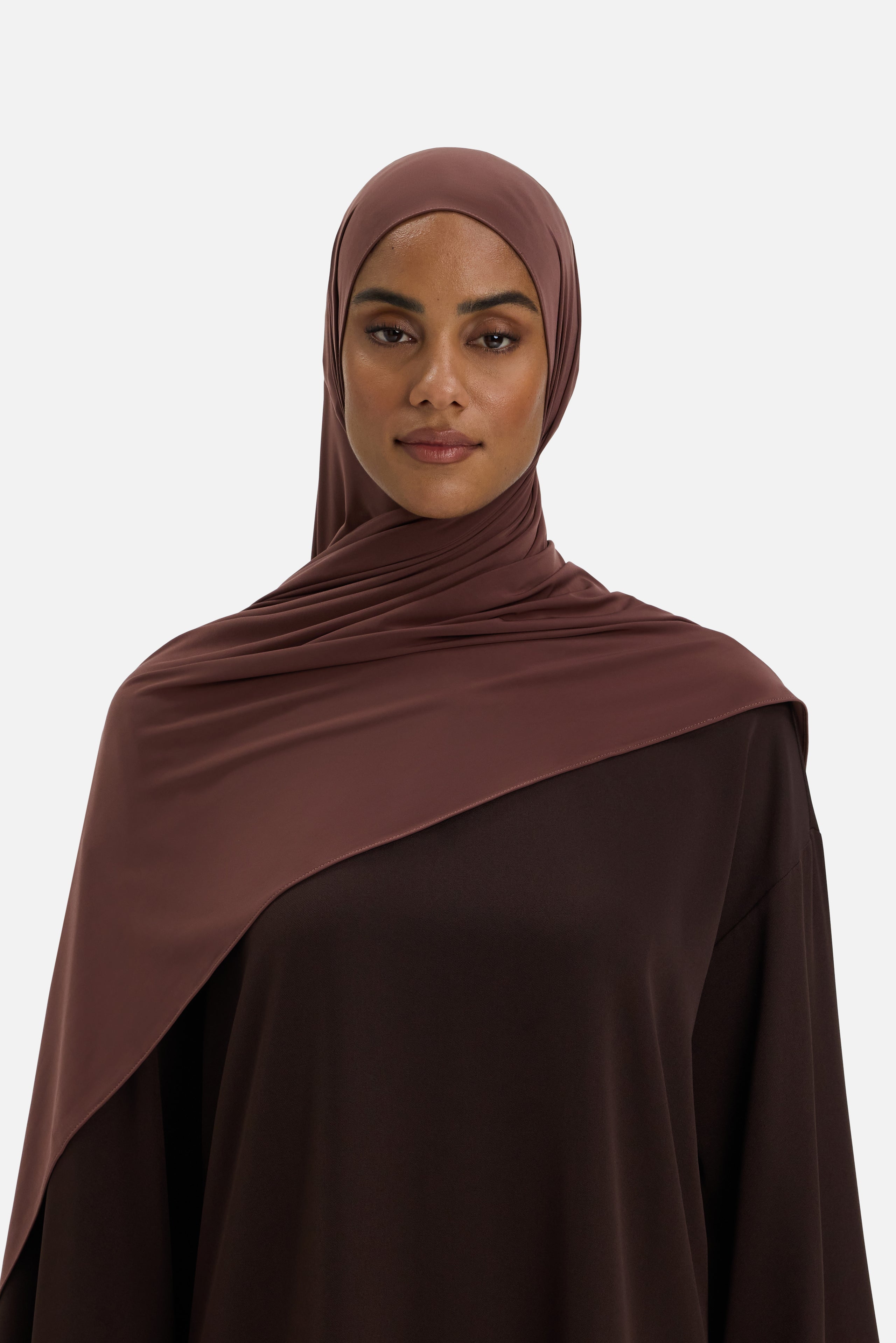 Liquid Jersey Scarf | Burnt Red