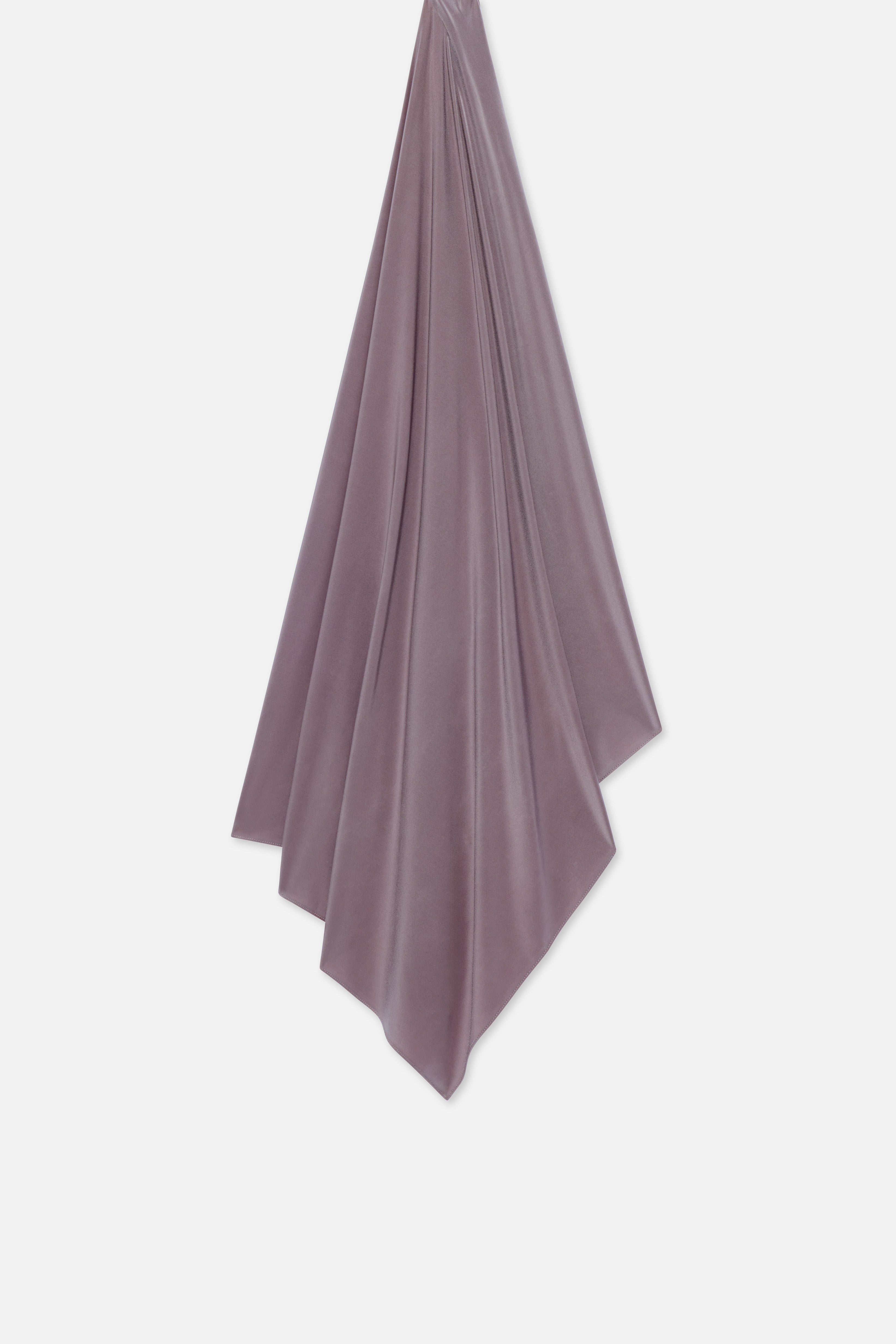 Flat lay purple MERRACHI headscarf